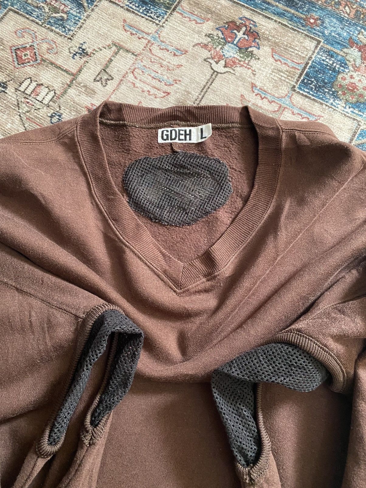 GOODENOUGH × Japanese Brand GDEH Goodenough Brown Sweatshirt Size US L / EU 52-54 / 3 - 3 Thumbnail