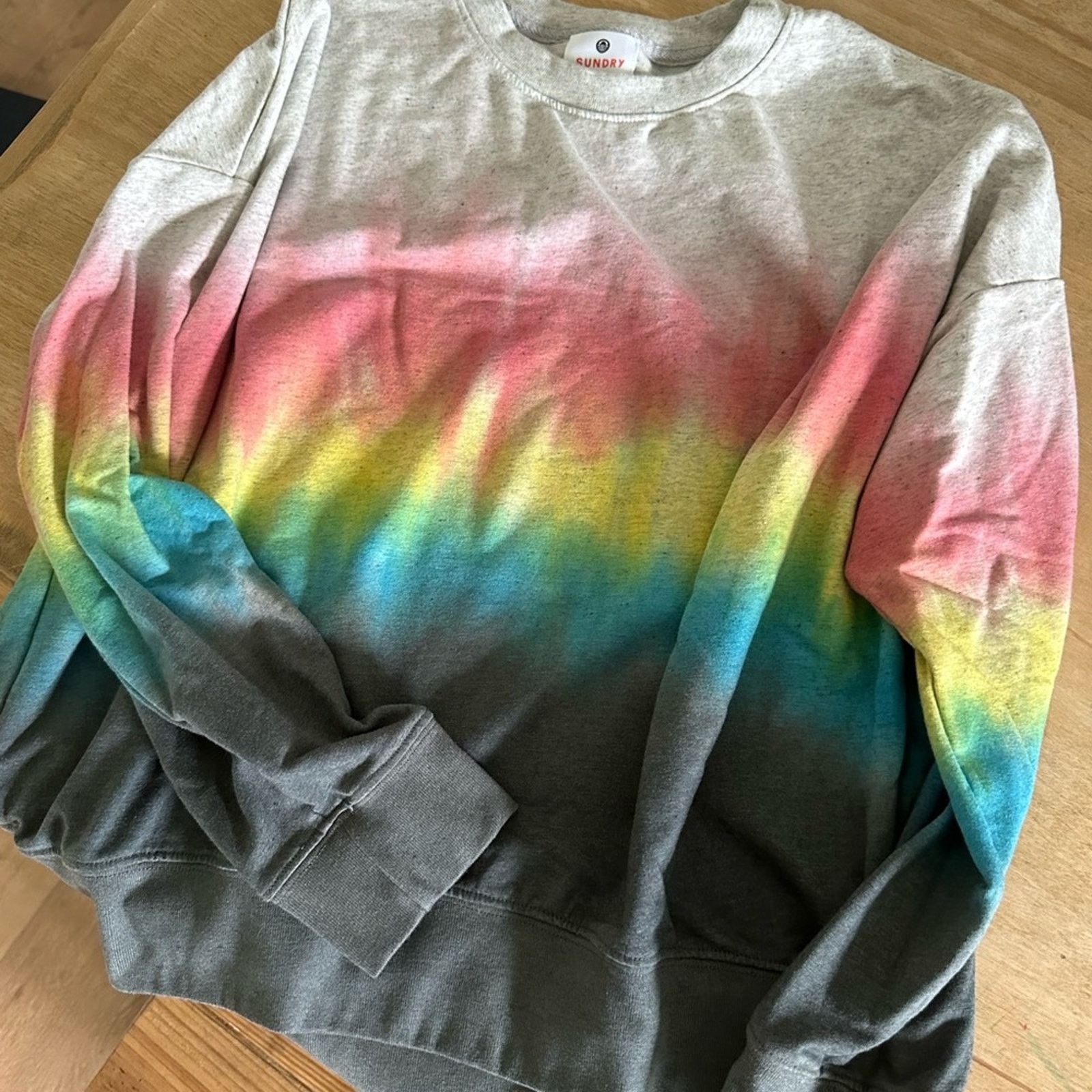 Sundry Sundry TieDye Gradient Crewneck! Size 2 Medium Size M / US 6-8 / IT 42-44 - 3 Thumbnail
