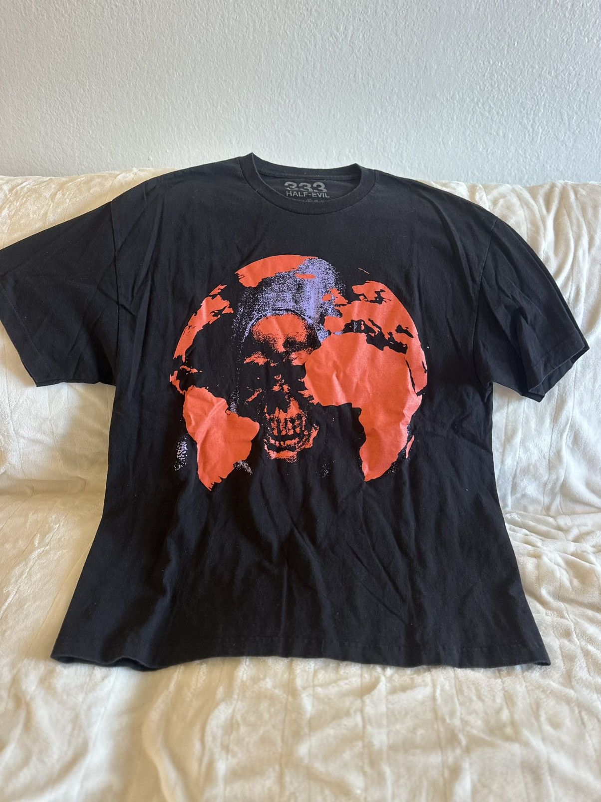 Half Evil Half Evil 4 Year Anniversary Black Skull Earth Red Purple Size US XL / EU 56 / 4 - 6 Thumbnail