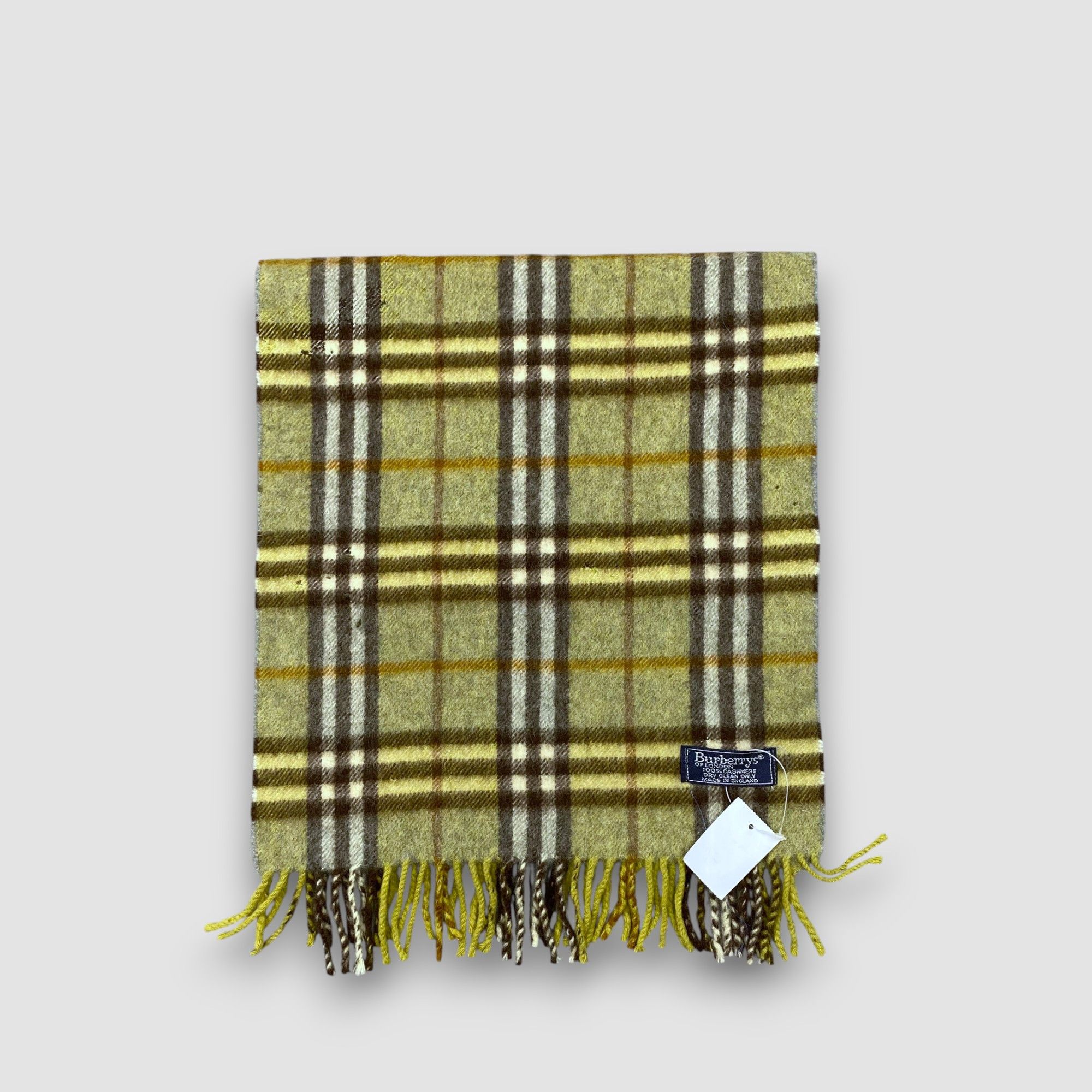 Burberry Vintage Burberry Scarf Muffler Wool Cashmere Winter Scarves Size ONE SIZE - 2 Thumbnail