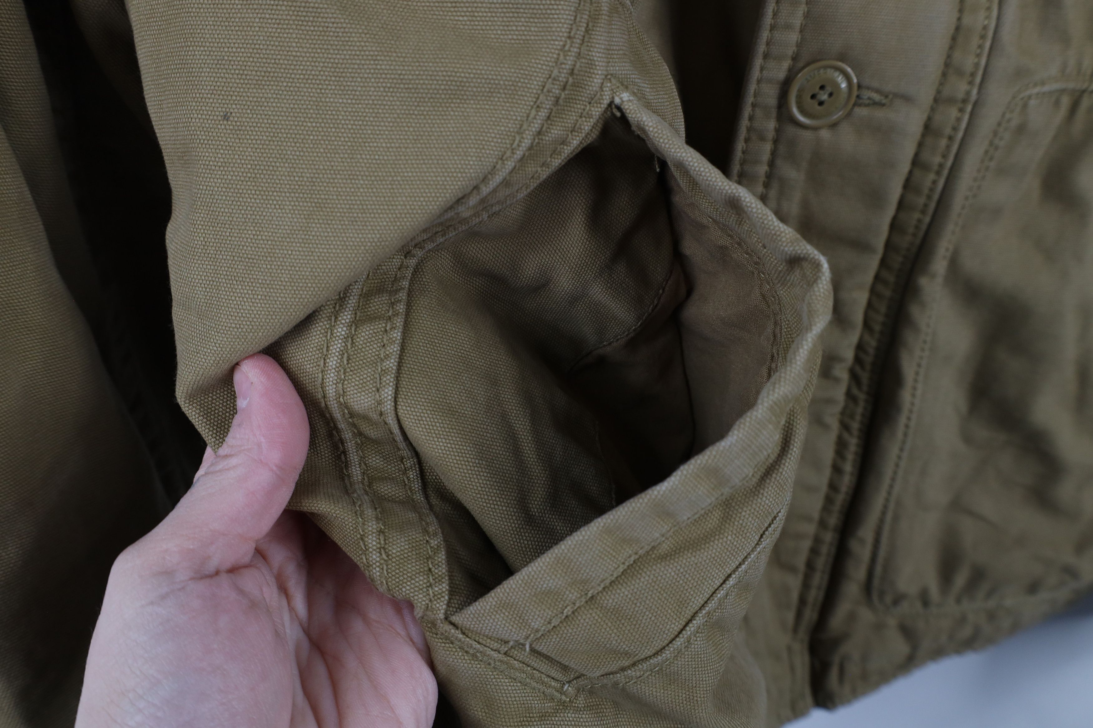 American Eagle Outfitters × Vintage Vintage Y2K American Eagle Outfitters Canvas Field Jacket Size US M / EU 48-50 / 2 - 5 Thumbnail