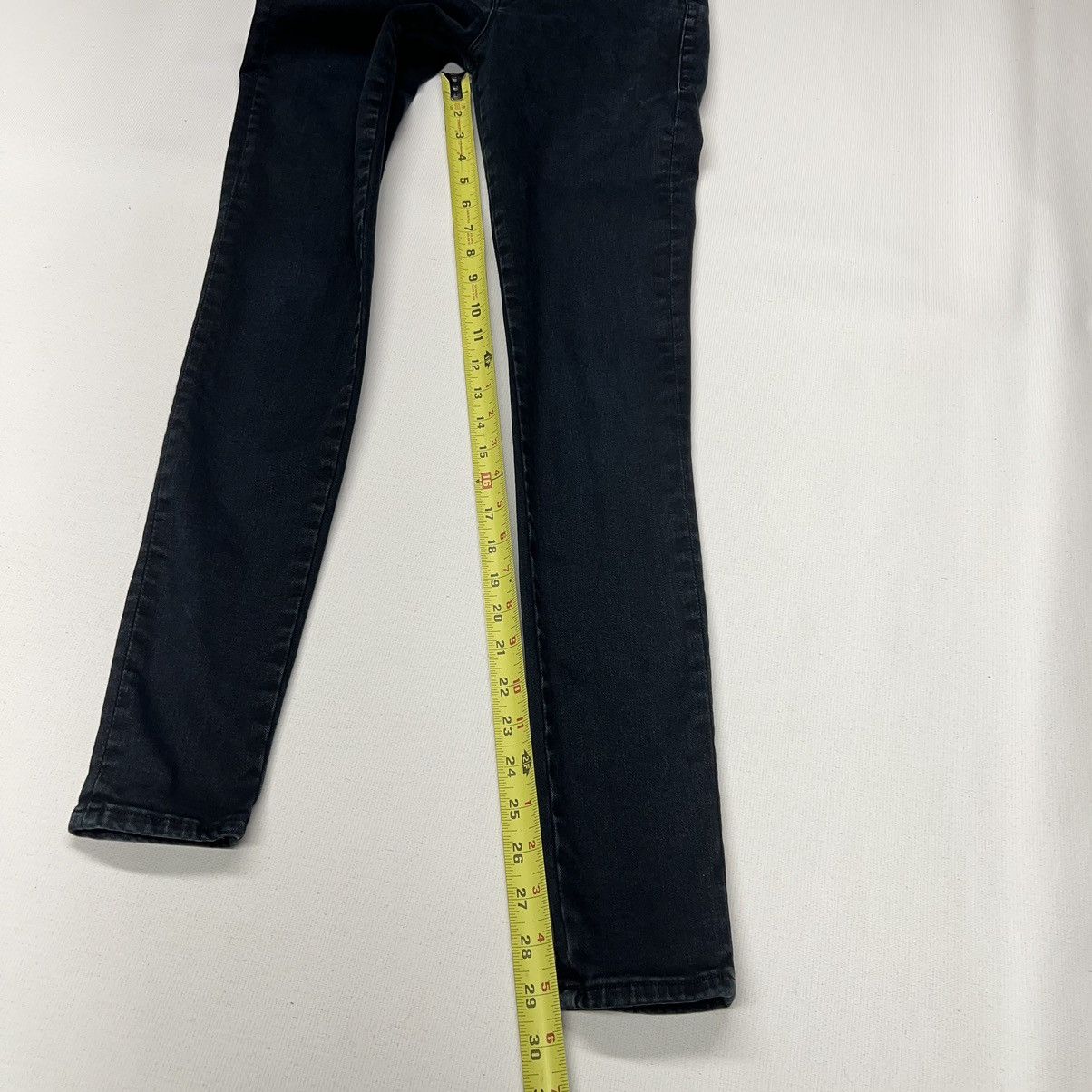 Frame Frame Jeans Black Le One Skinny Denim Stretch Larsen Dark Size 24" / US 00 / IT 34 - 17 Thumbnail