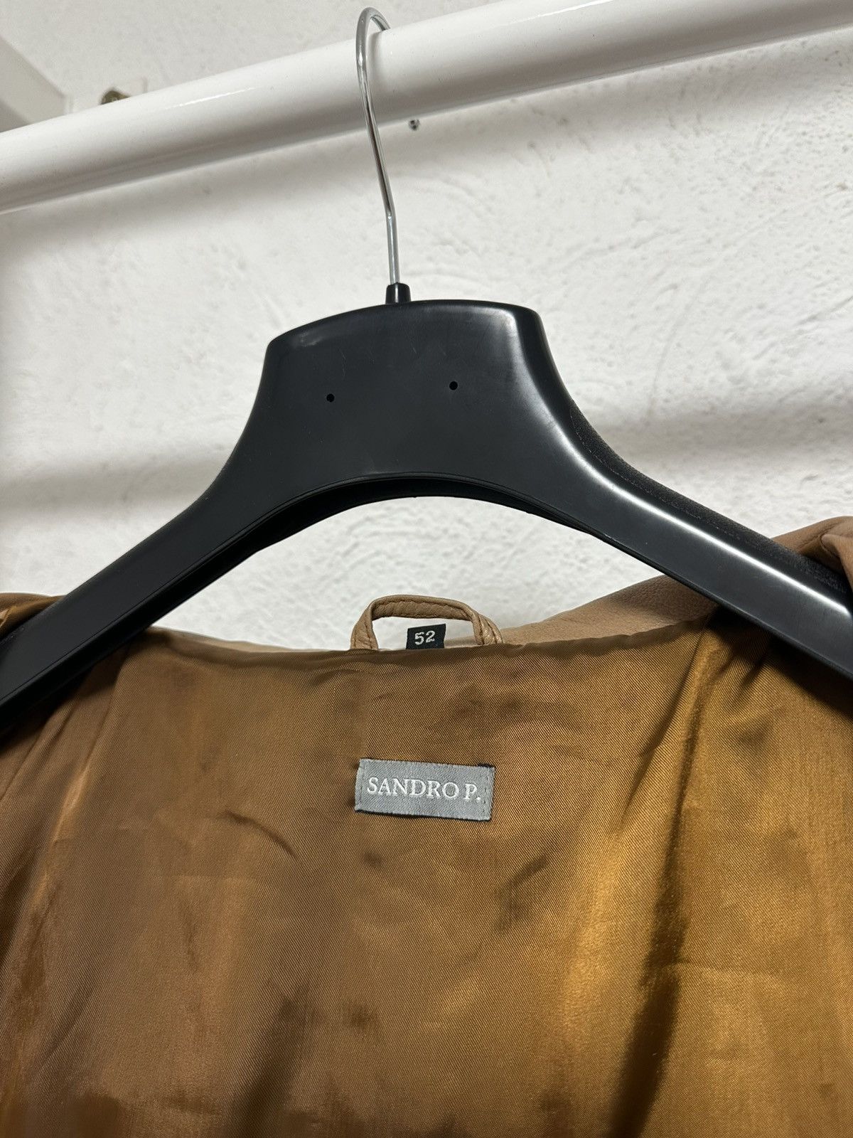 Vintage Vintage Sandro P. Leather Coat XXL Women’s Long Jacket Size XXL / US 16-18 / IT 52-54 - 7 Thumbnail
