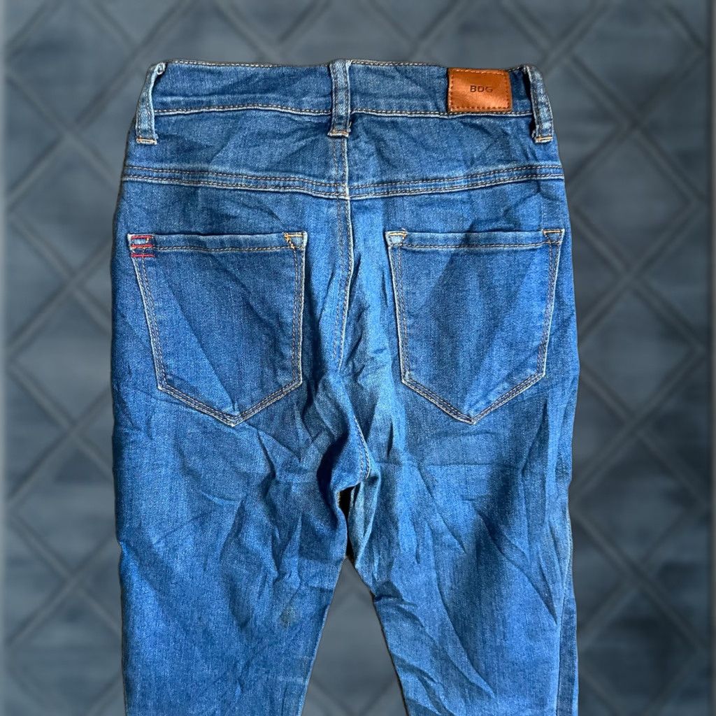 Bdg BDG Jeans Women 6x29 Blue Denim High Rise 5-Pocket Skinny Fit Captain BDG Seam Ankle Vintage No Size 28" / US 6 / IT 42 - 1 Thumbnail