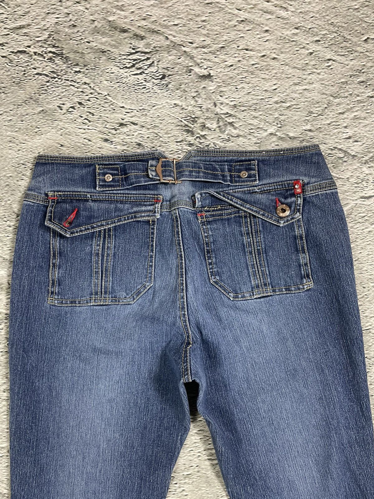 Ecko Unltd. Ecko Red flared jeans denim pants Y2K Size 28" / US 6 / IT 42 - 5 Thumbnail