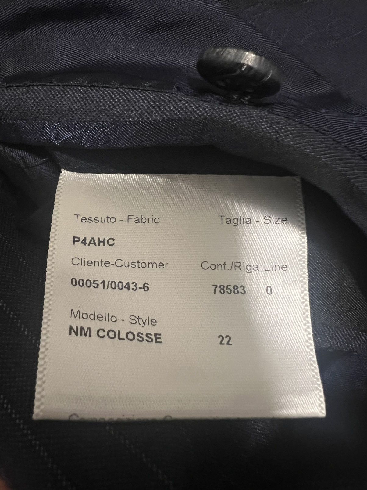 Brioni Brioni NM COLOSSE Suit –Navy Tonal Pinstripe – Wool & Silk Size 42R - 11 Thumbnail