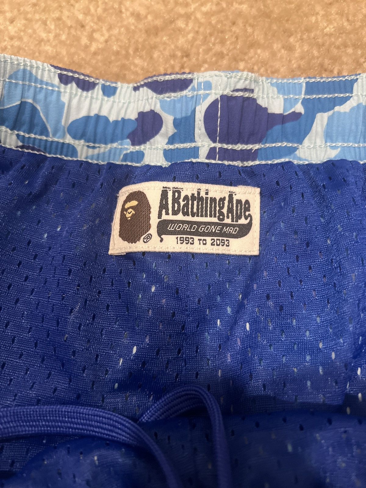 Bape Bape ABC Camo Beach Shorts Blue Size US 34 / EU 50 - 3 Thumbnail