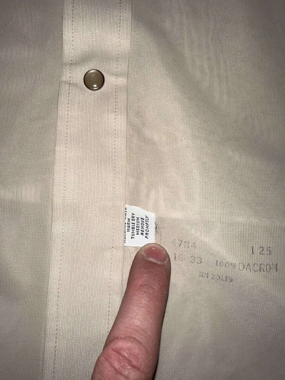 Vintage Vintage 60’s H Bar C Polyester Western Pearl Snap Button Up Size US L / EU 52-54 / 3 - 5 Thumbnail