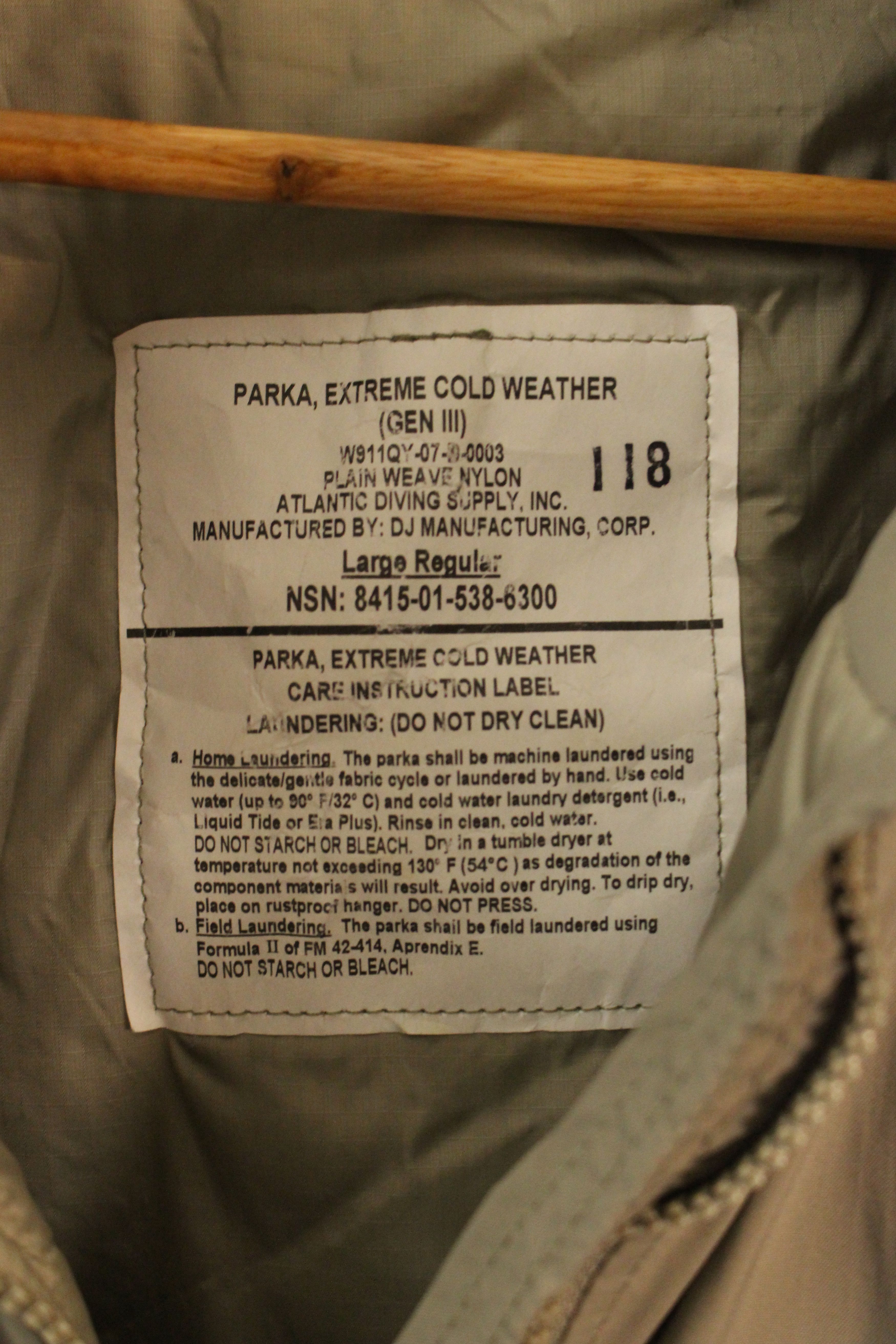 Other Official US ARMY Issue Military ECWCS Gen 3 Jacket Size XL Size US XL / EU 56 / 4 - 4 Thumbnail