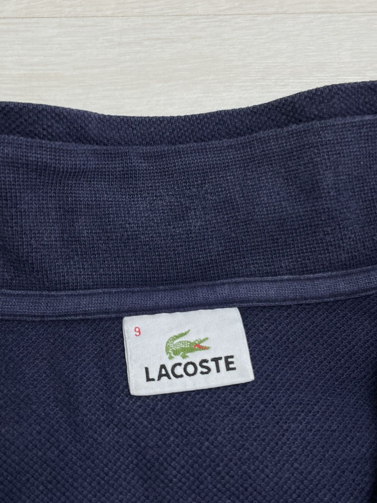 Lacoste × Vintage Lacoste Vintage 90’s Sweater Knit Baggy Fit Hooded Luxury Size US XXL / EU 58 / 5 - 7 Thumbnail