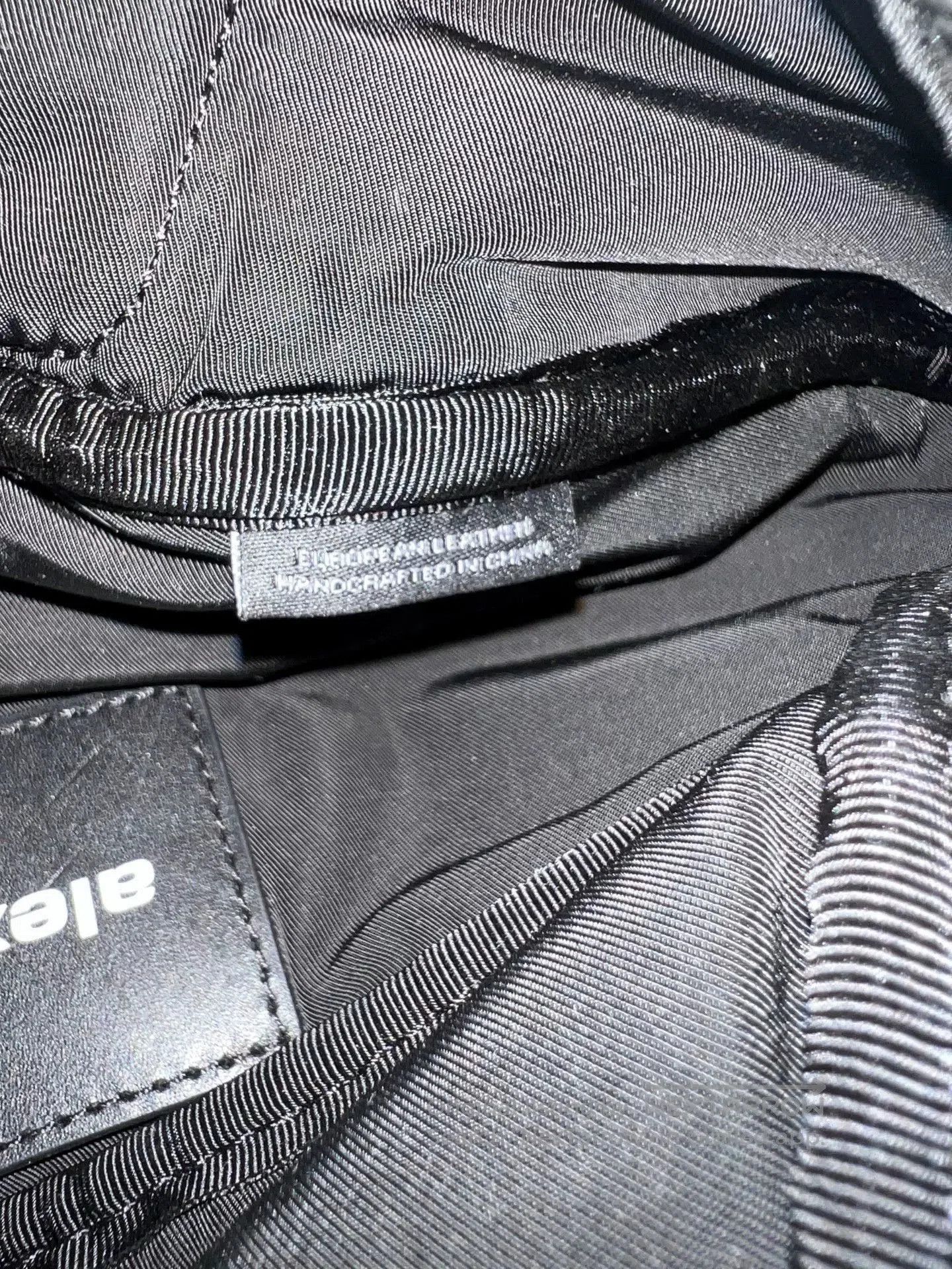 Alexander Wang Alexander Wang Black Leather Fanny Pack. Size ONE SIZE - 8 Thumbnail