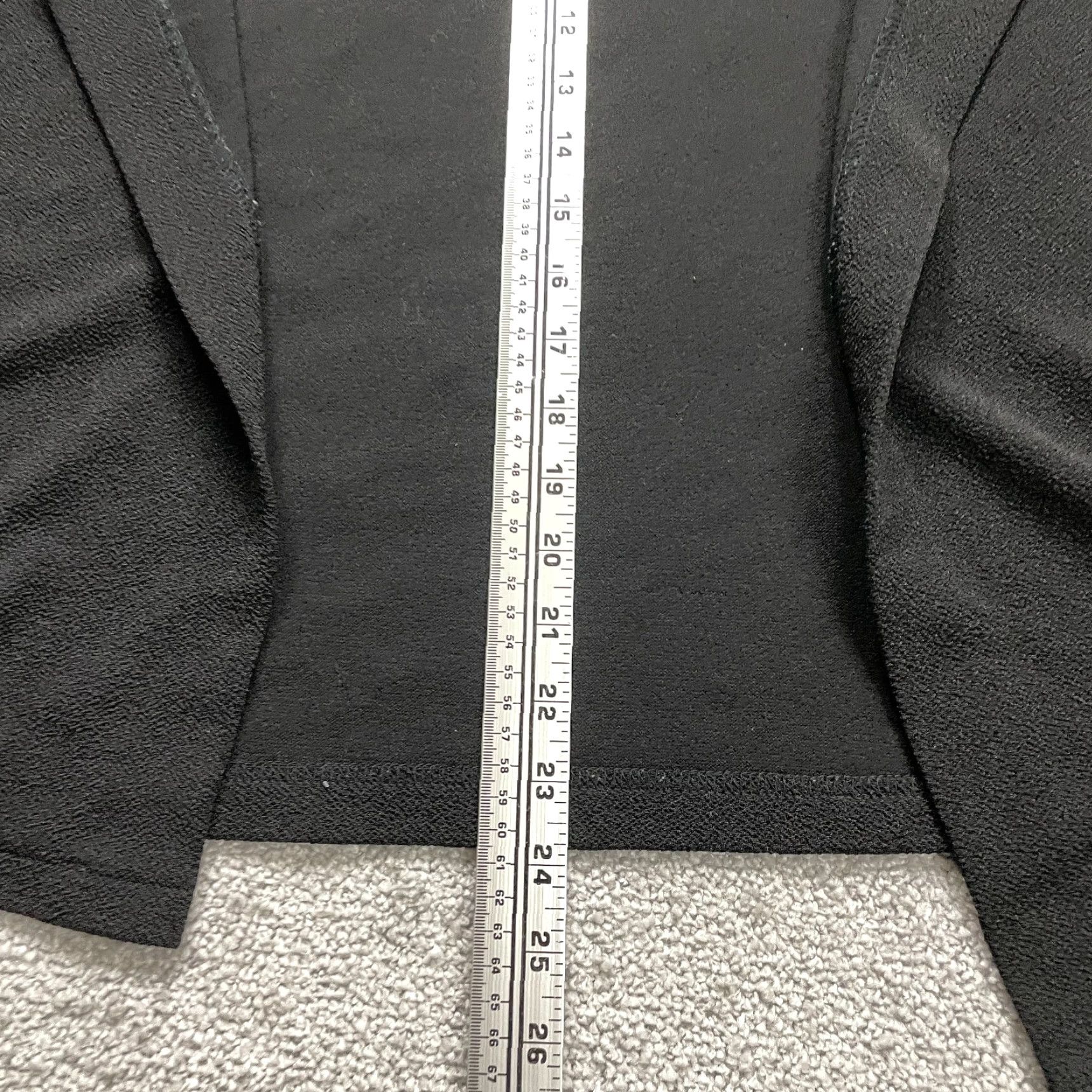 Vintage Unbranded Black Short Sleeve Collared Knit Top Womens 2XL Padded Shoulder Casual Blouse Size XXL / US 16-18 / IT 52-54 - 4 Thumbnail