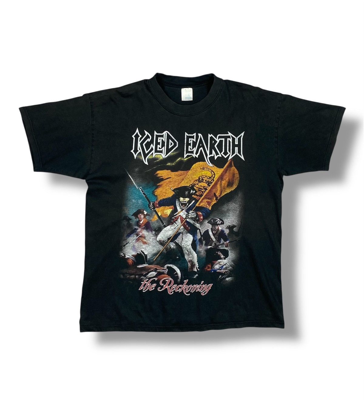 Band Tees Vintage Iced Earth The Reckoning Double Sided Metal T-Shirt Size US L / EU 52-54 / 3 - 1 Thumbnail