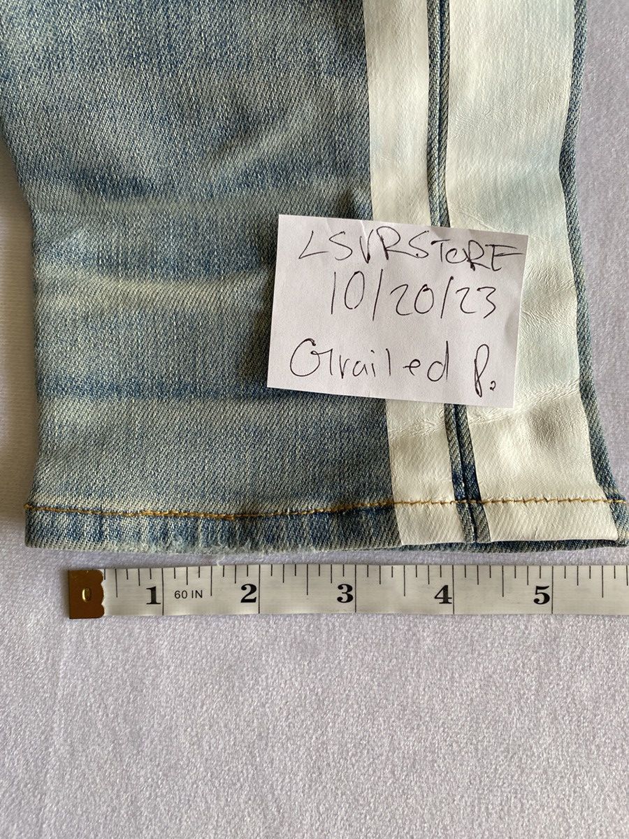 Amiri AMIRI Track Jean LT Indigo 32 OG - Gently Used* Size US 32 / EU 48 - 19 Thumbnail