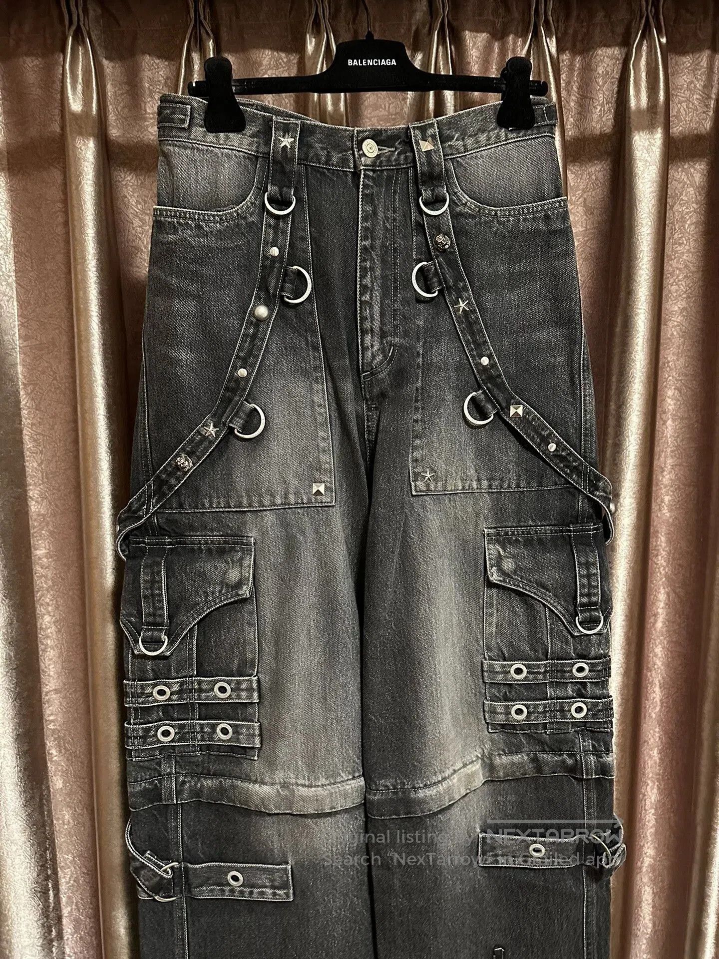 Balenciaga Balenciaga Gray Cargo Pants. Size US 28 / EU 44 - 3 Thumbnail