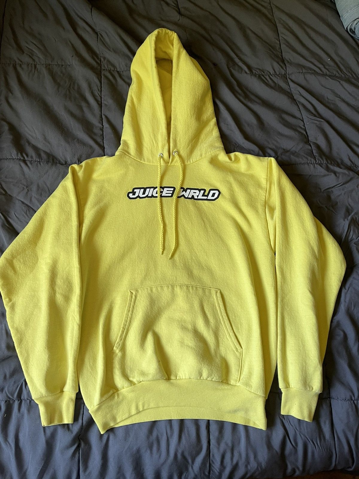 Juice wrld hoodie yellow sales