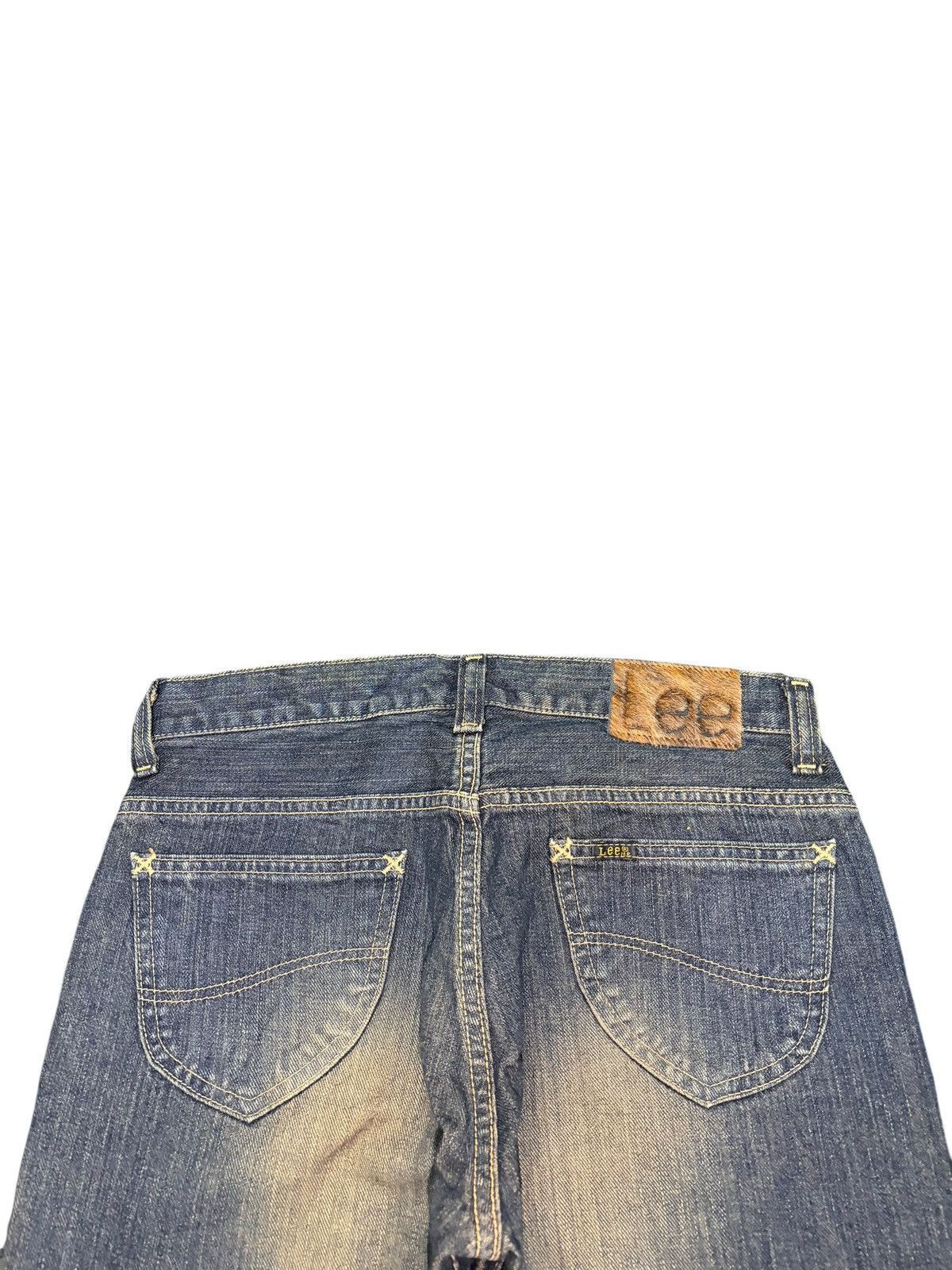 Lee Vintage Lee Riders Rusty Mud Wash Distress Flare Jeans Size 28" / US 6 / IT 42 - 4 Thumbnail