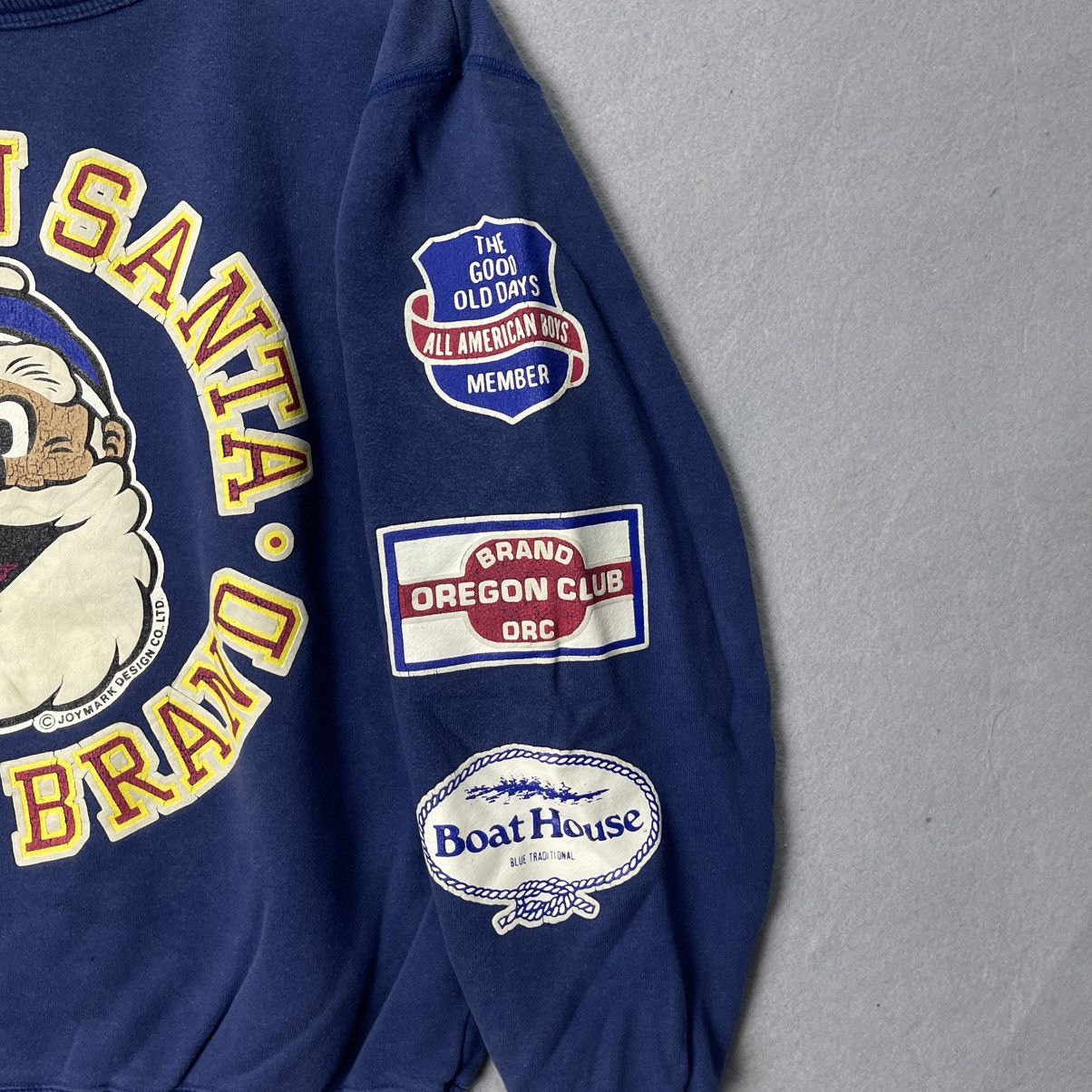 Japanese Brand Captain Santa “All My Brand” Patchwork Crewneck Sweatshirt Size US M / EU 48-50 / 2 - 5 Thumbnail