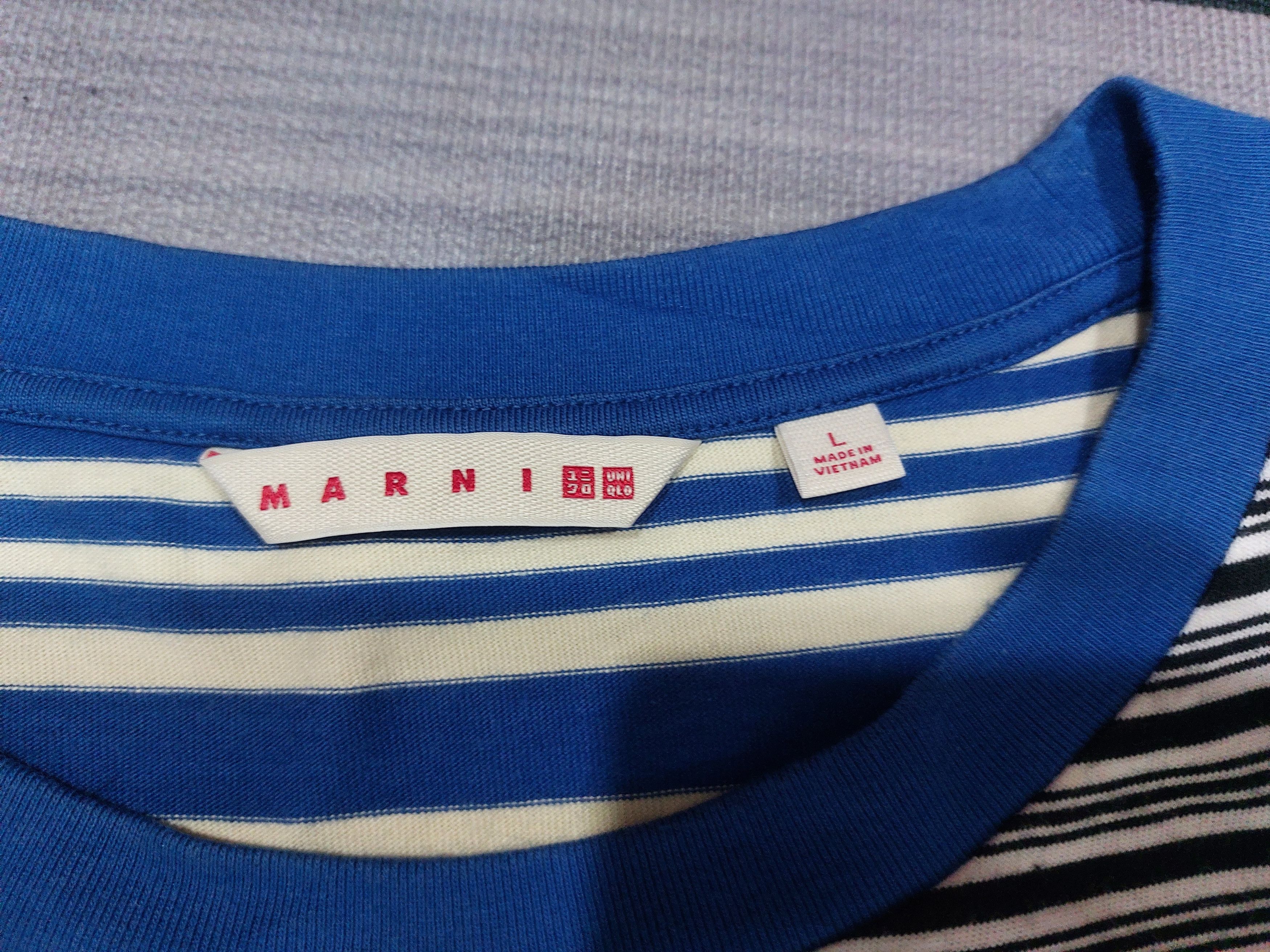 Marni × Uniqlo MARNI X UNIQLO STRIPE TEE Size US L / EU 52-54 / 3 - 6 Thumbnail