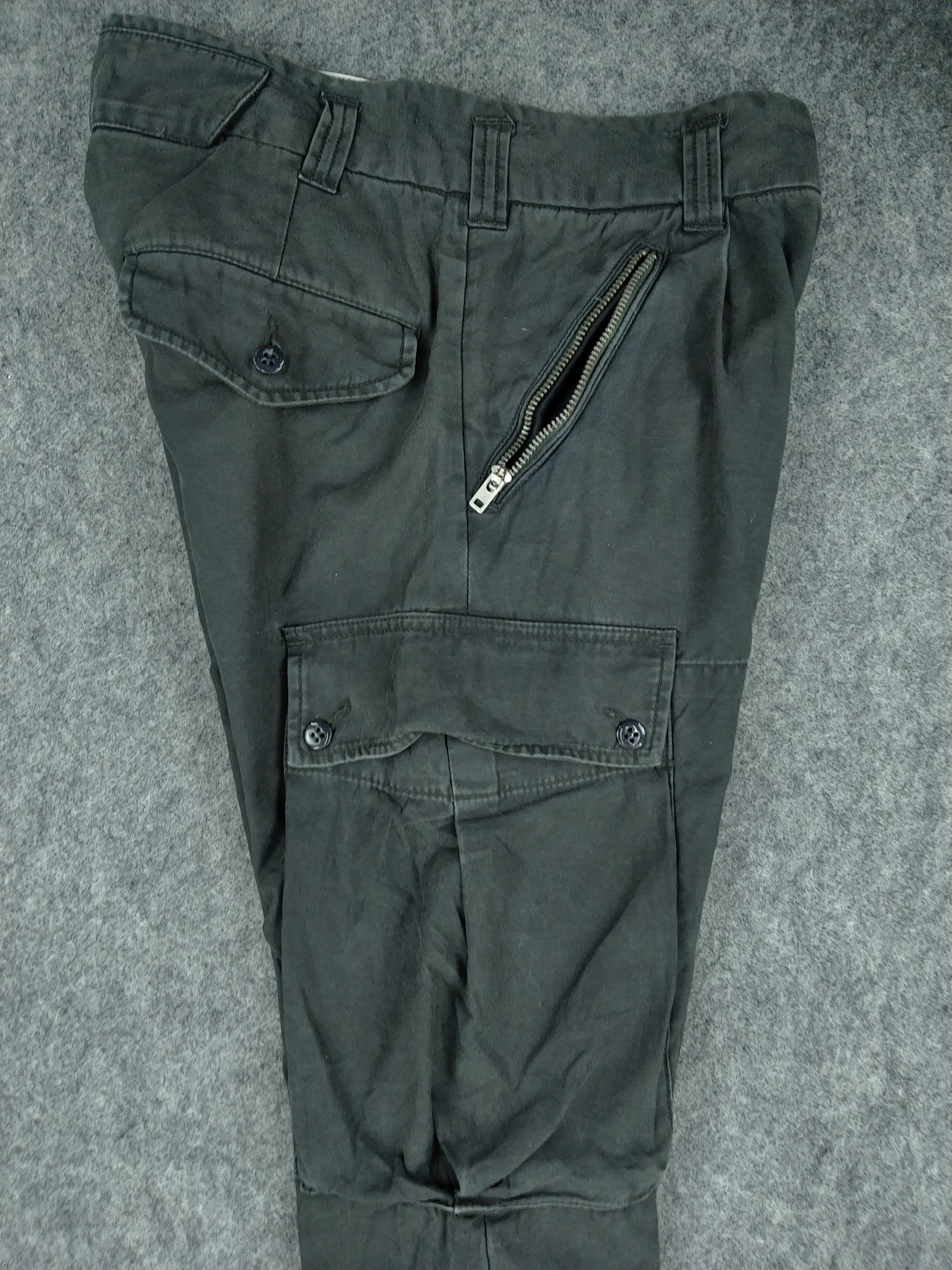 Japanese Brand Back Number Cargo Multi Pocket Pants -CP169 Size US 28 / EU 44 - 3 Thumbnail