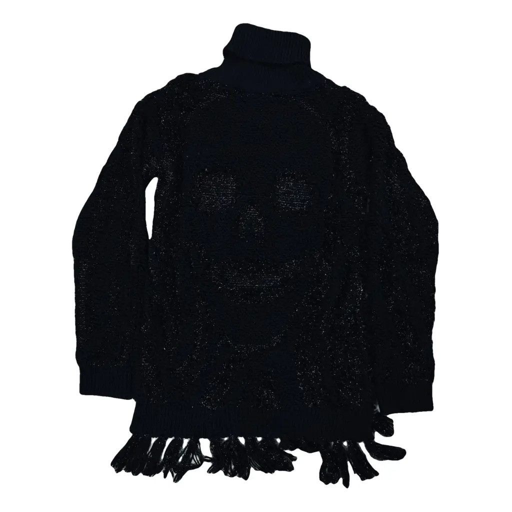 image of Philipp Plein Wool Jumper Big Logo in Black, Women's (Size Small)