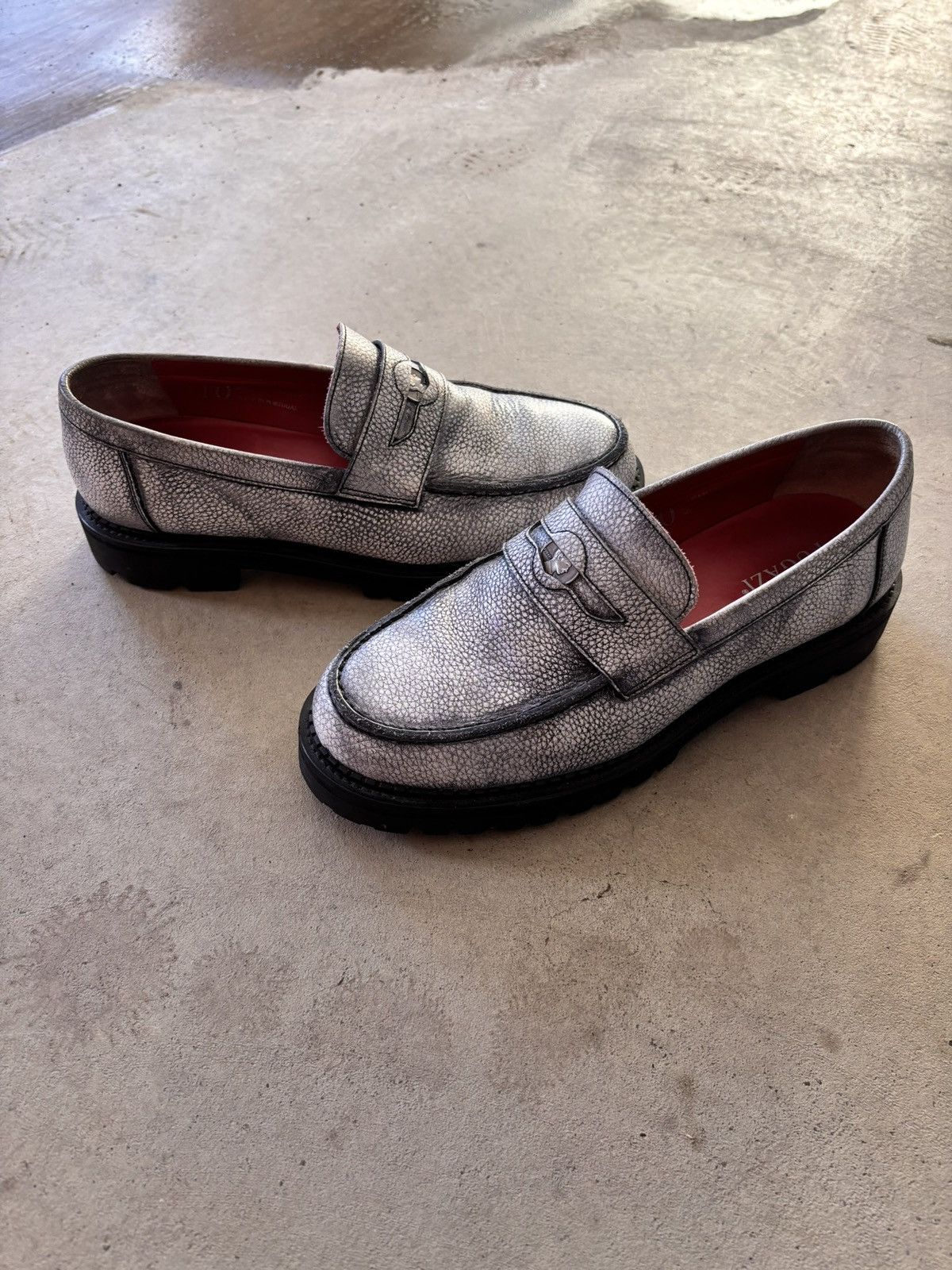 Fugazi Two Cent Loafer size 10 grey