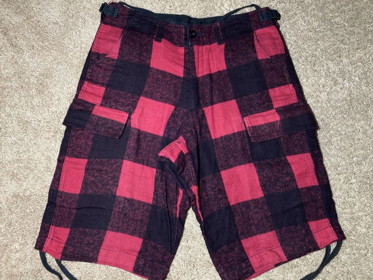 General Research 1999 General Research Buffalo Plaid Cargo Shorts Buckle 90s Size US 34 / EU 50 - 1 Thumbnail