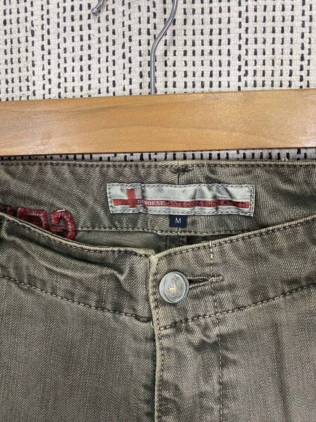 If Six Was Nine 🔥PUNK FASHION🔥Genoese flared pant multipocket distressed Size US 32 / EU 48 - 17 Thumbnail