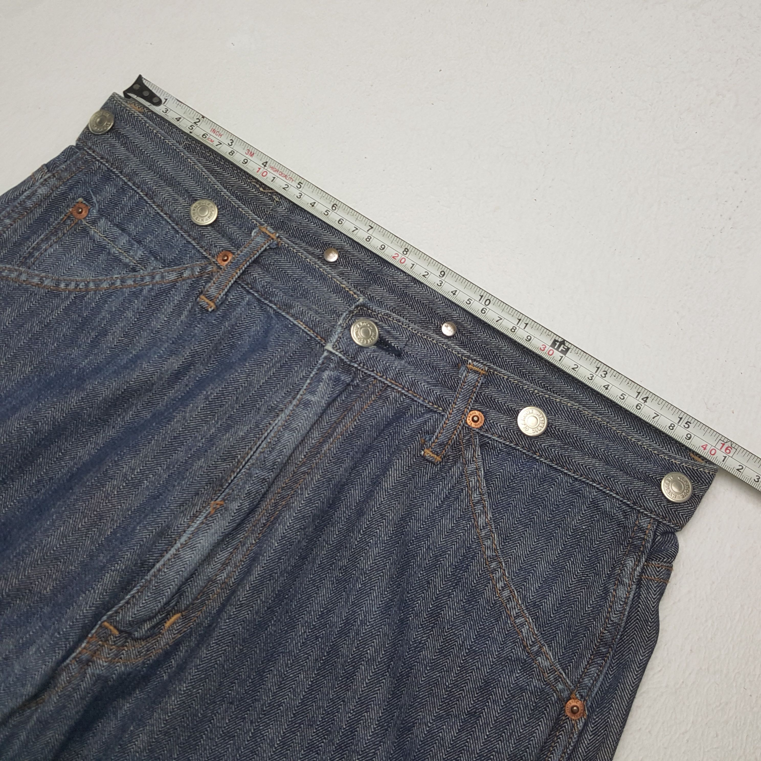 Hysteric Glamour × Japanese Brand × Vintage Vintage Hysteric Glamour Custom Art Logo Denim Jeans Size US 32 / EU 48 - 7 Thumbnail