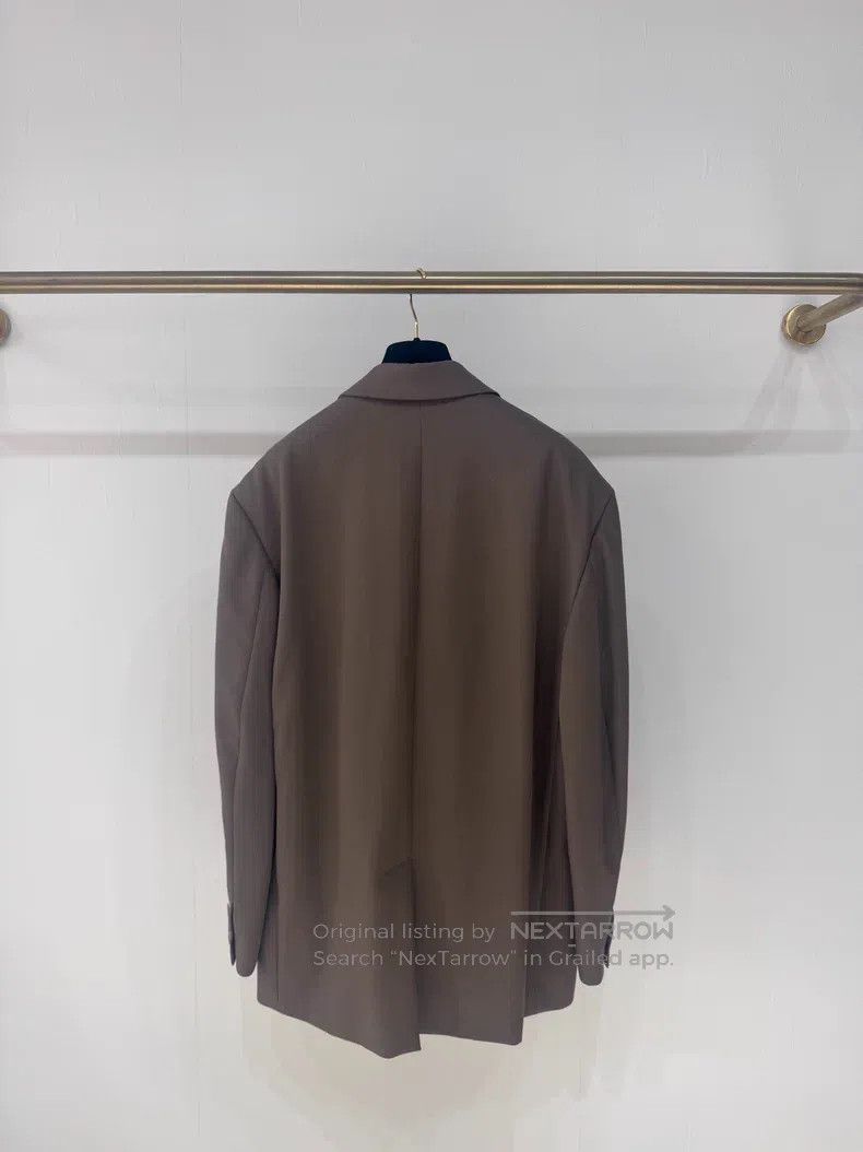 Acne Studios Acne Studios Oversized Coffee Three-Button Blazer Size 4XL / US 24-26 - 2 Thumbnail