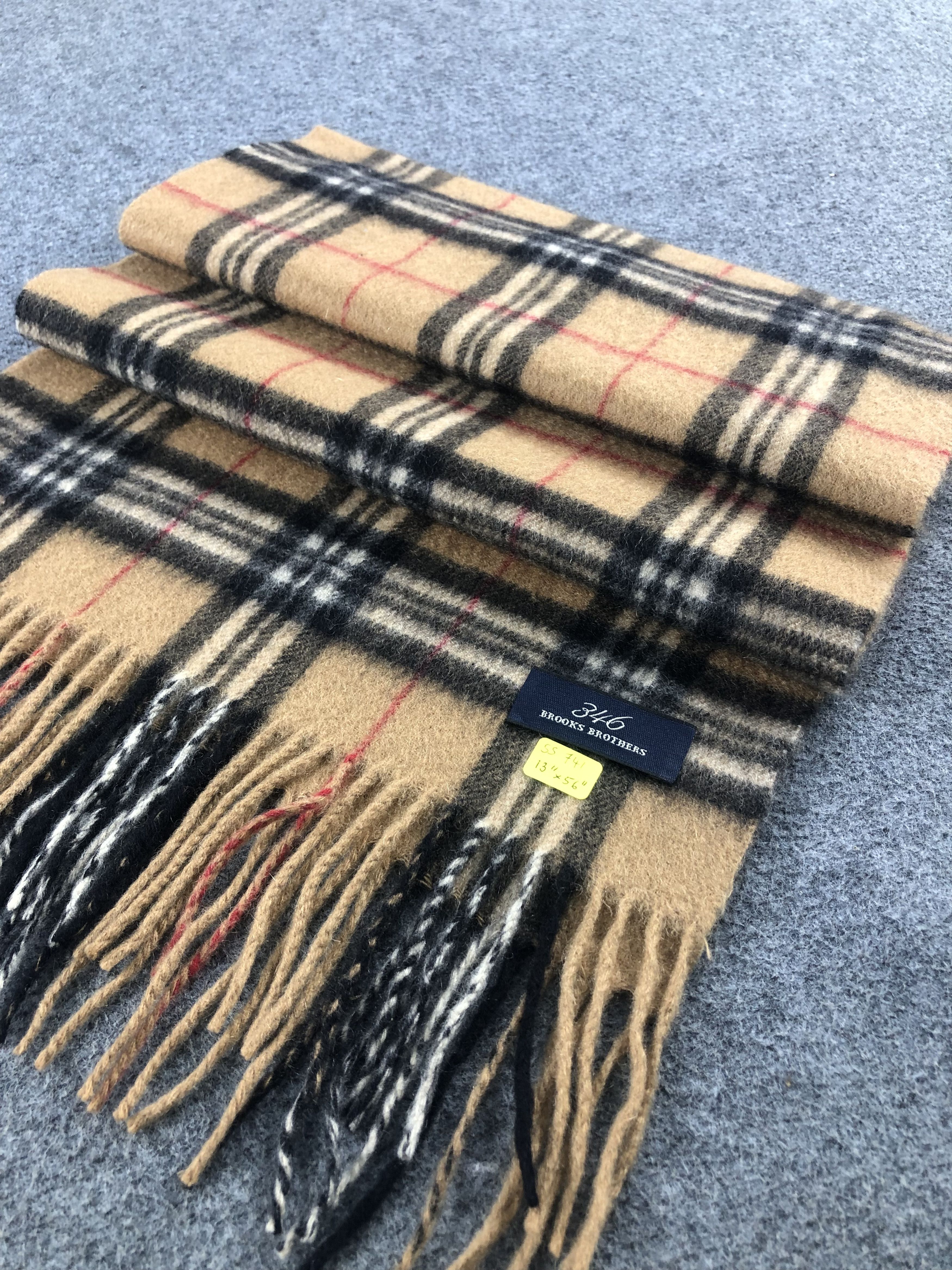 Brooks Brothers Brooks Brothers Cashmere Scarf / Muffler / Neckwear Size ONE SIZE - 3 Thumbnail