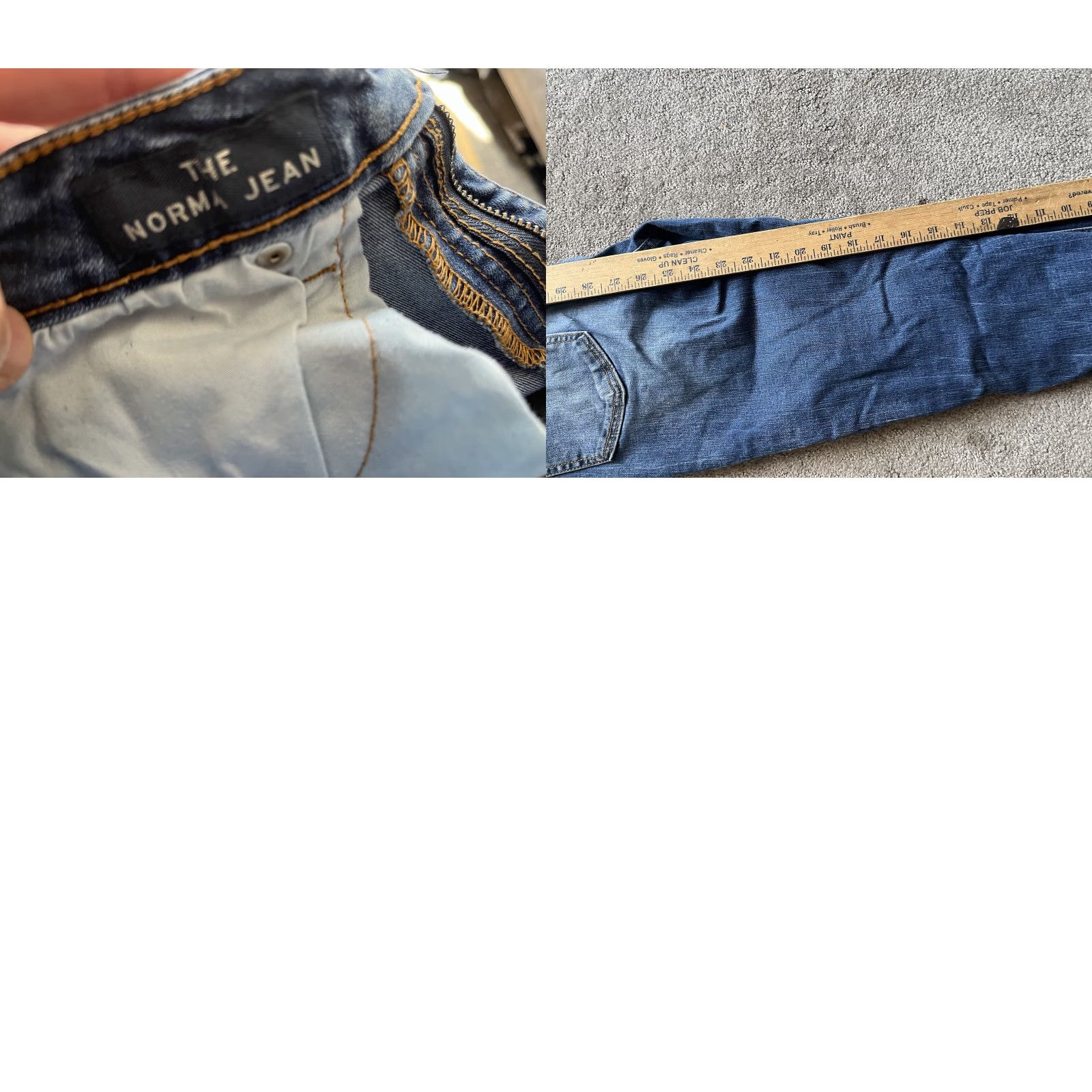 Vintage Aéropostale The Norma Jean Jeans Adult 8 Blue Denim Distressed Skinny Medium Wash 5-Pocket Zip Womens Size 30" / US 8 / IT 44 - 8 Thumbnail