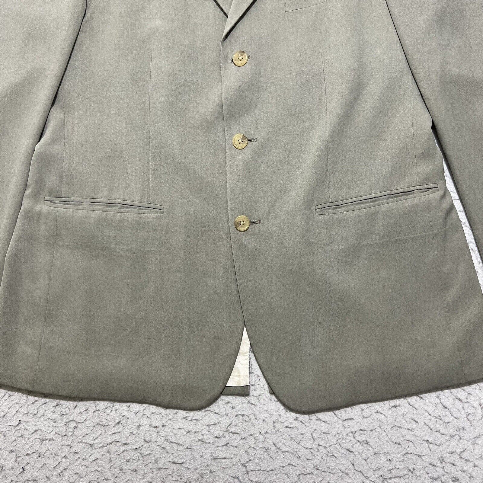 Nautica Nautica Silk Sage Green/Gray Suit Jacket Sport Coat 42R Size 42R - 3 Thumbnail