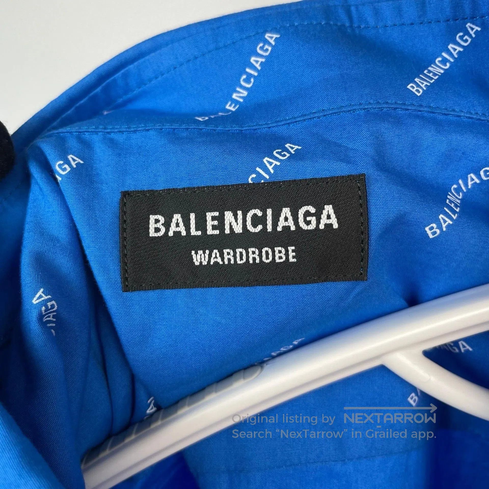 Balenciaga Balenciaga Blue Logo Single. Size US M / EU 48-50 / 2 - 5 Thumbnail