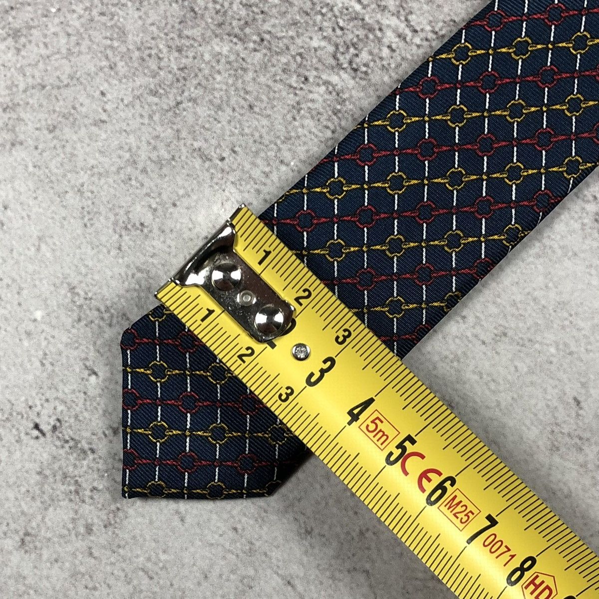 Celine Vintage Celine Paris Silk Tie Chain Link Macadam Pattern Size ONE SIZE - 14 Thumbnail