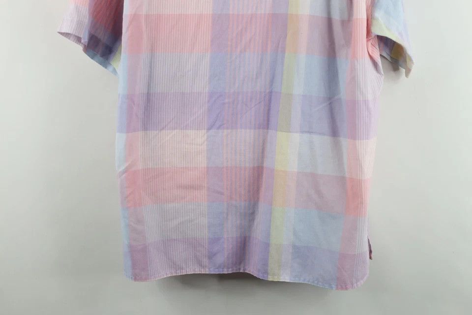Vintage Vintage 90s Streetwear Plaid Short Sleeve Button Down Shirt Size US XL / EU 56 / 4 - 13 Thumbnail