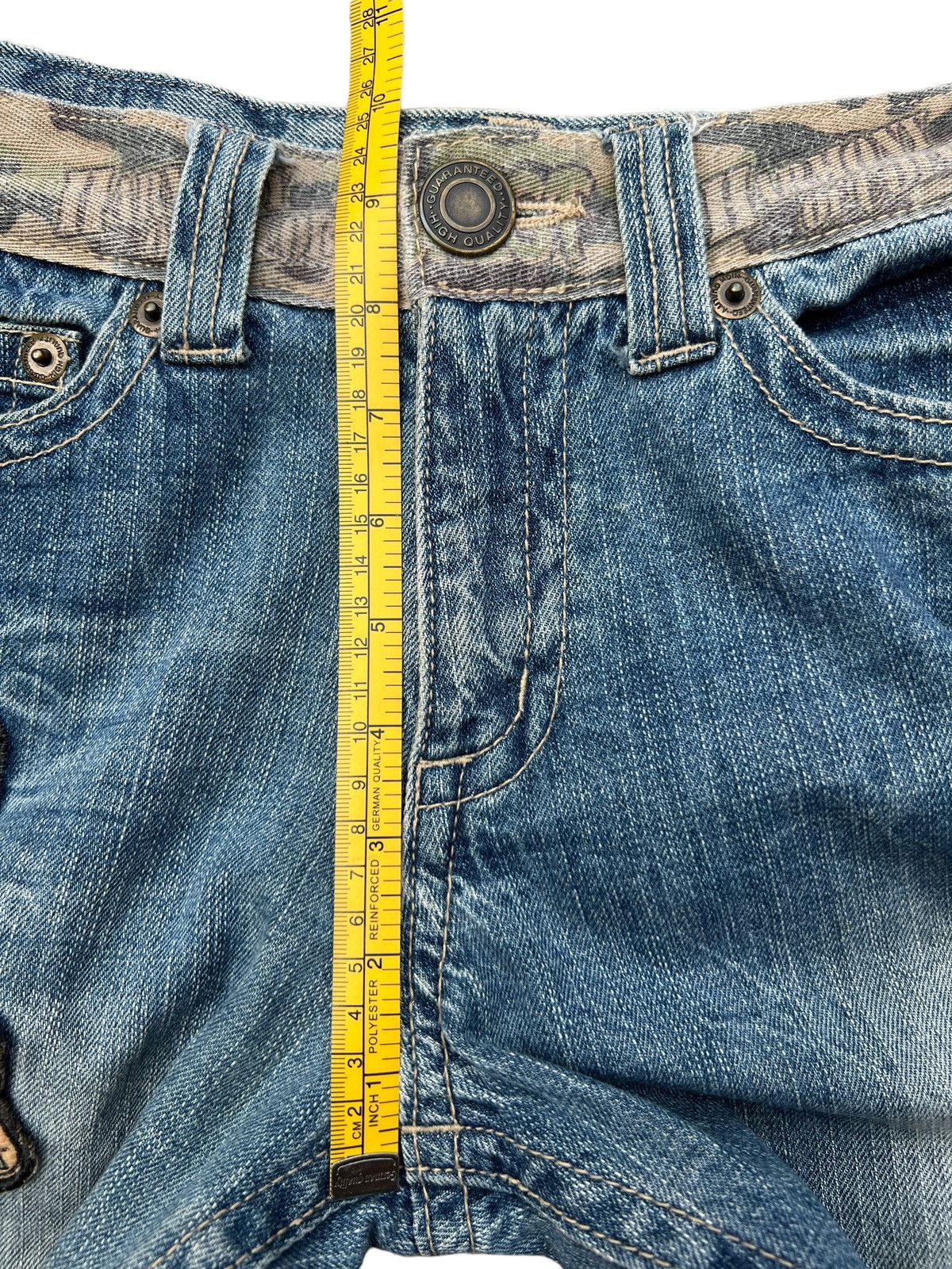 Japanese Brand Japanese Distressed Patchwork Patches Denim Jeans 31x31 Size US 31 - 13 Thumbnail