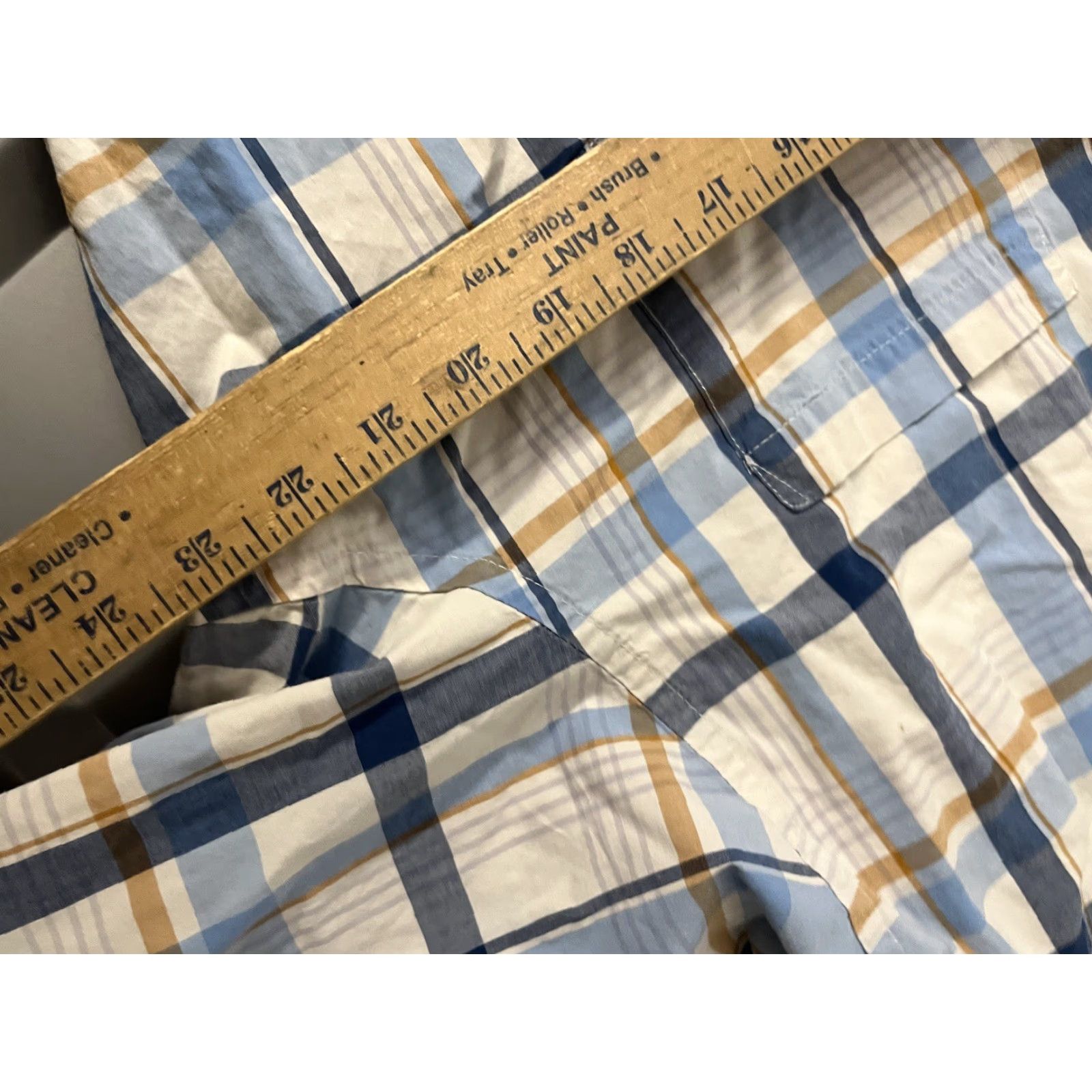 Old Navy Old Navy Mens Shirt XXL Tall Multicolor Plaid Button-Down Long Sleeve Cotton Knit Size US XXL / EU 58 / 5 - 5 Thumbnail