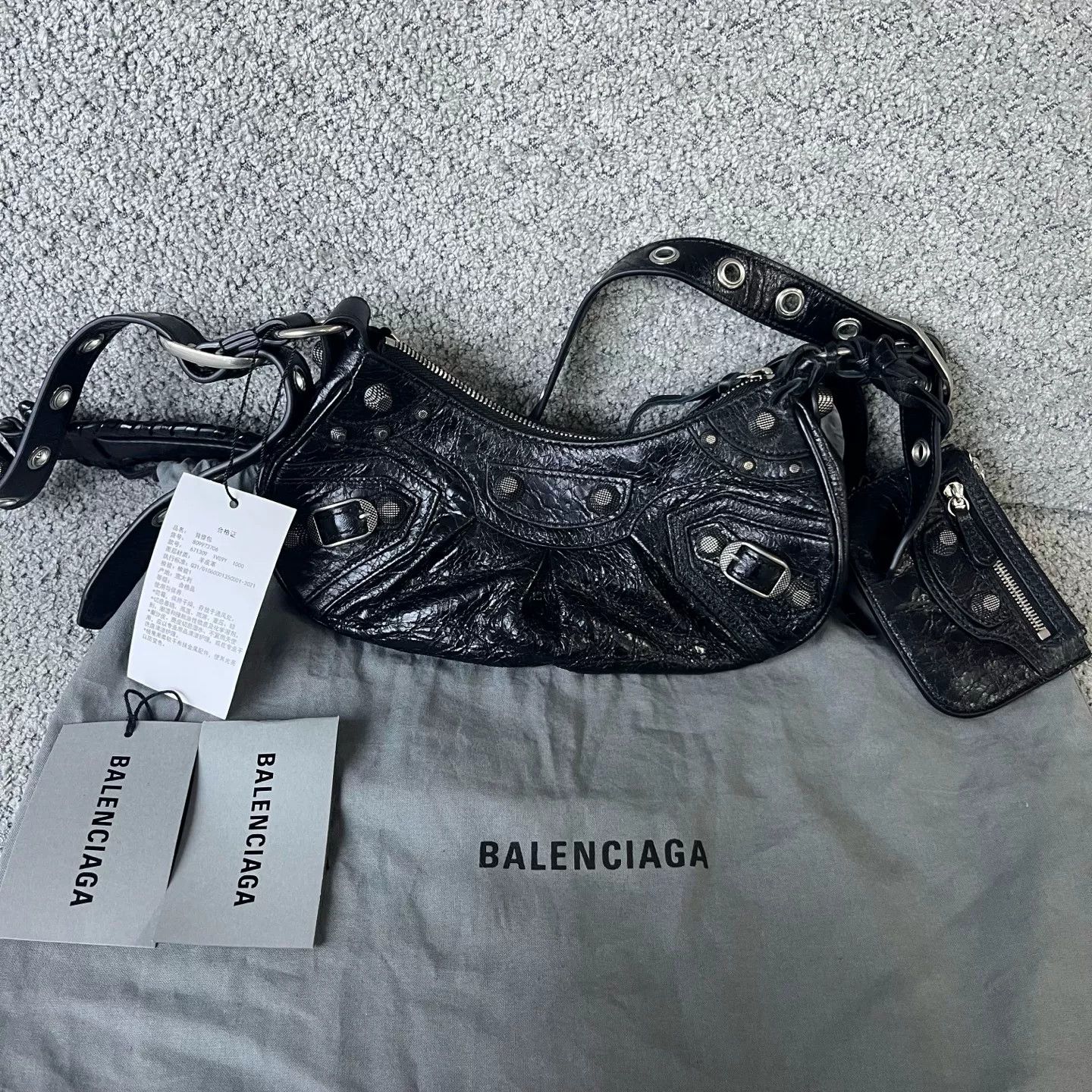 Balenciaga Balenciaga Leather Shoulder Bag Women Size ONE SIZE - 1 Thumbnail