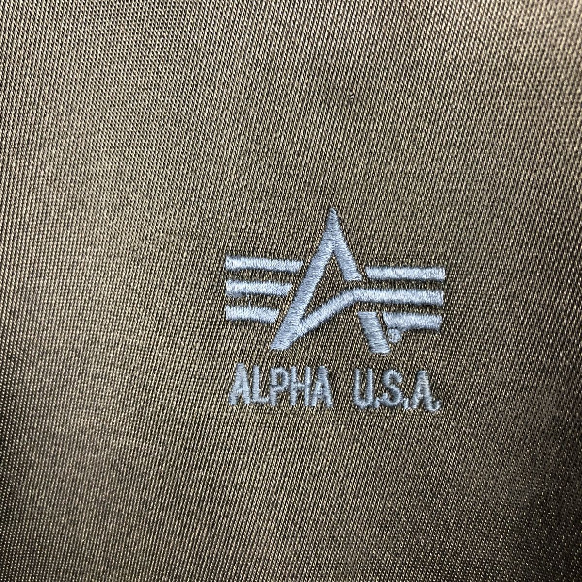 Alpha Industries 🔥VINTAGE ZIPPER JACKET BOMBER ALPHA INDUSTRIES MADE IN USA Size US M / EU 48-50 / 2 - 19 Thumbnail