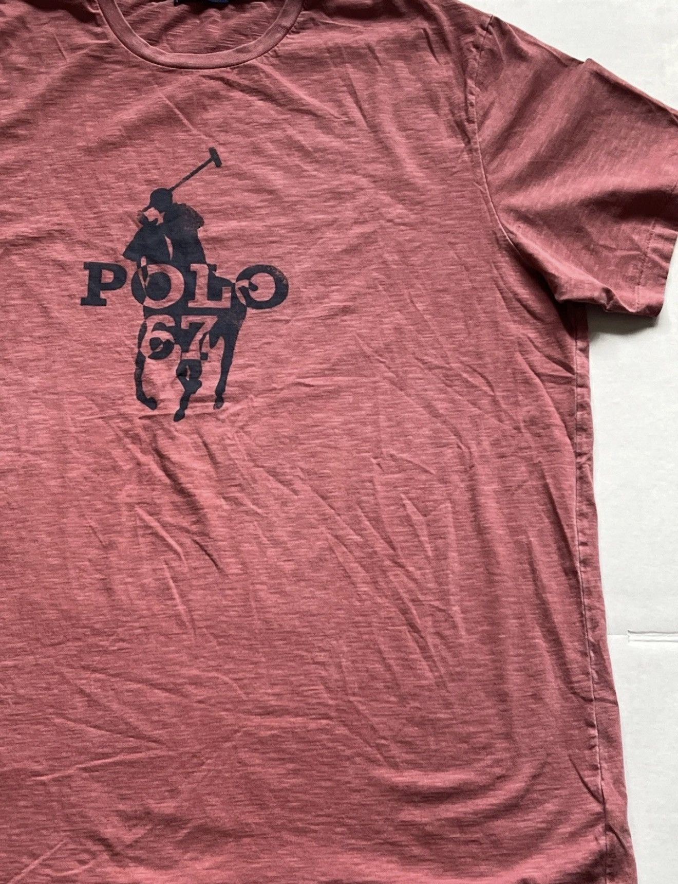 Polo Ralph Lauren Polo Ralph Lauren BIG PONY Logo Slub Jersey T-Shirt Size US XXL / EU 58 / 5 - 5 Thumbnail