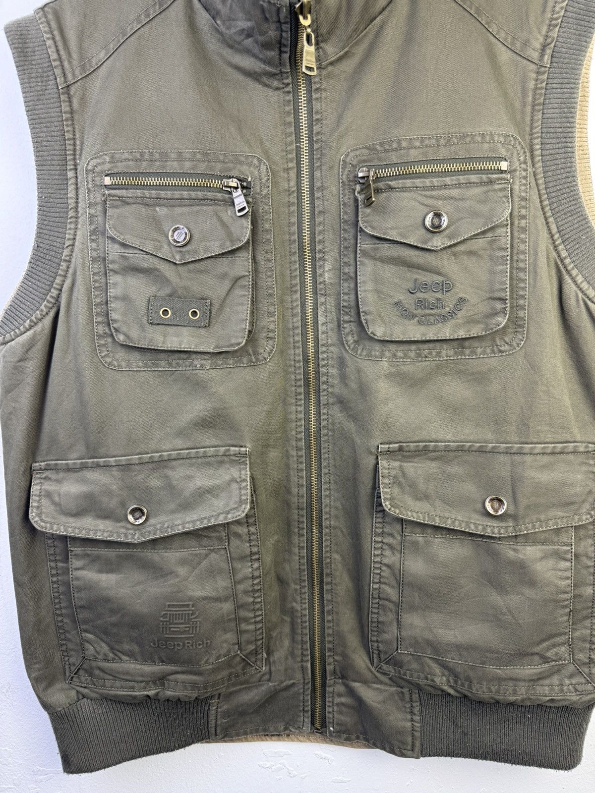 Jeep Jeep Rich men's multipocket outdoor vest jacket Reversable Size US M / EU 48-50 / 2 - 3 Thumbnail