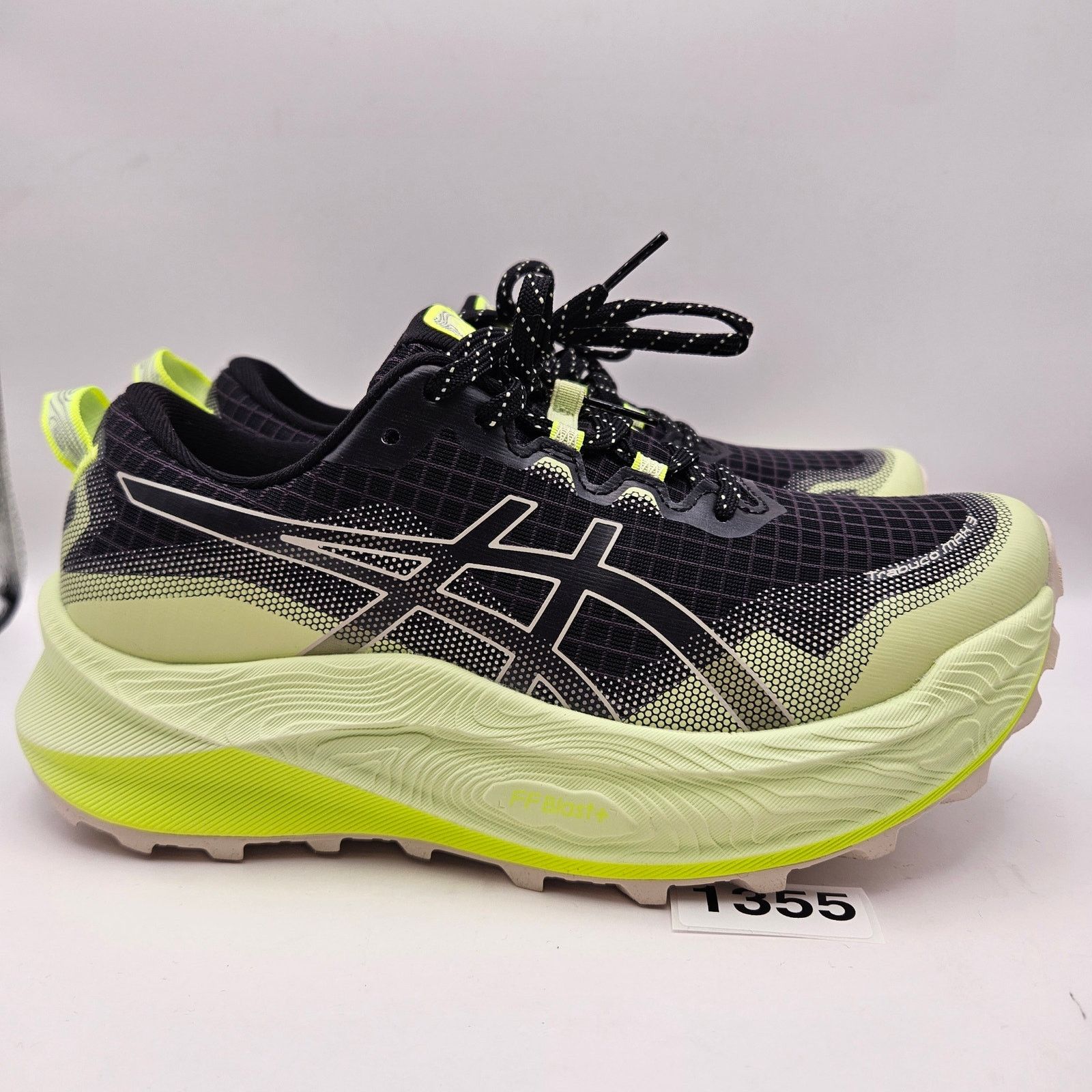 Asics ASICS WOMEN'S 7.5 TRABUCO MAX 3 BLACK MATCHA OUTDOOR RUNNIN Size US 7.5 / IT 37.5 - 4 Thumbnail