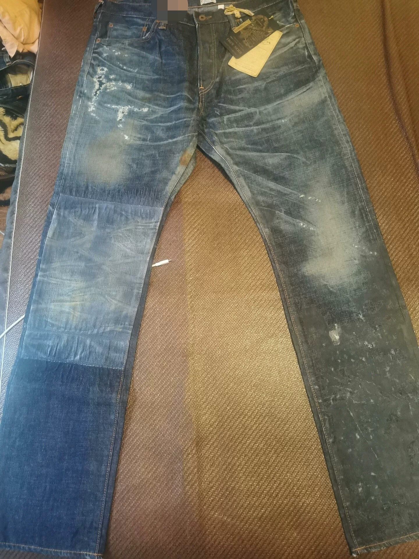 Vintage Straight Purple Denim Jeans Size US 32 / EU 48 - 1 Thumbnail