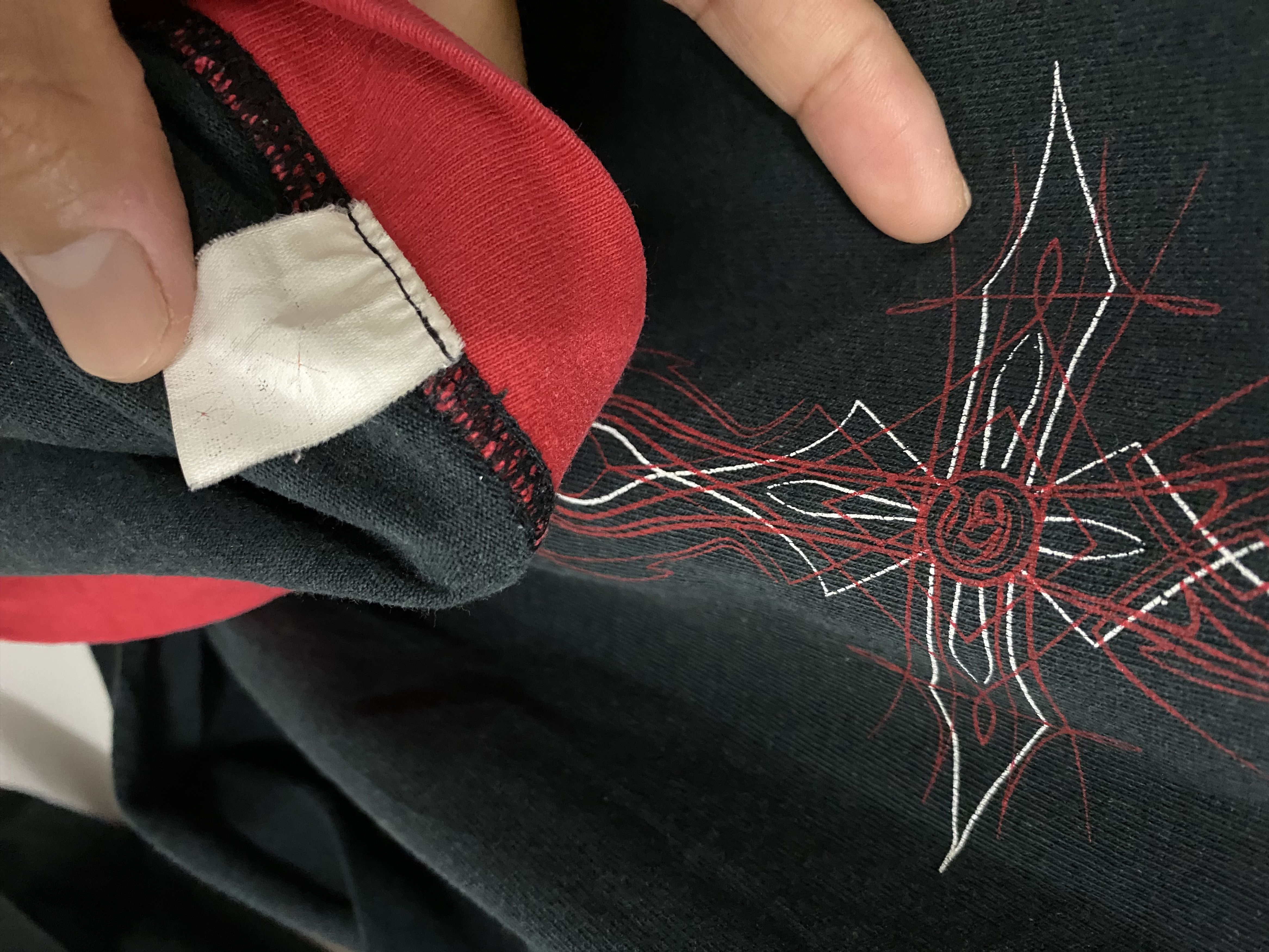 Japanese Brand Y2K Vintage Cross Flamed Devitchu Size US M / EU 48-50 / 2 - 8 Thumbnail