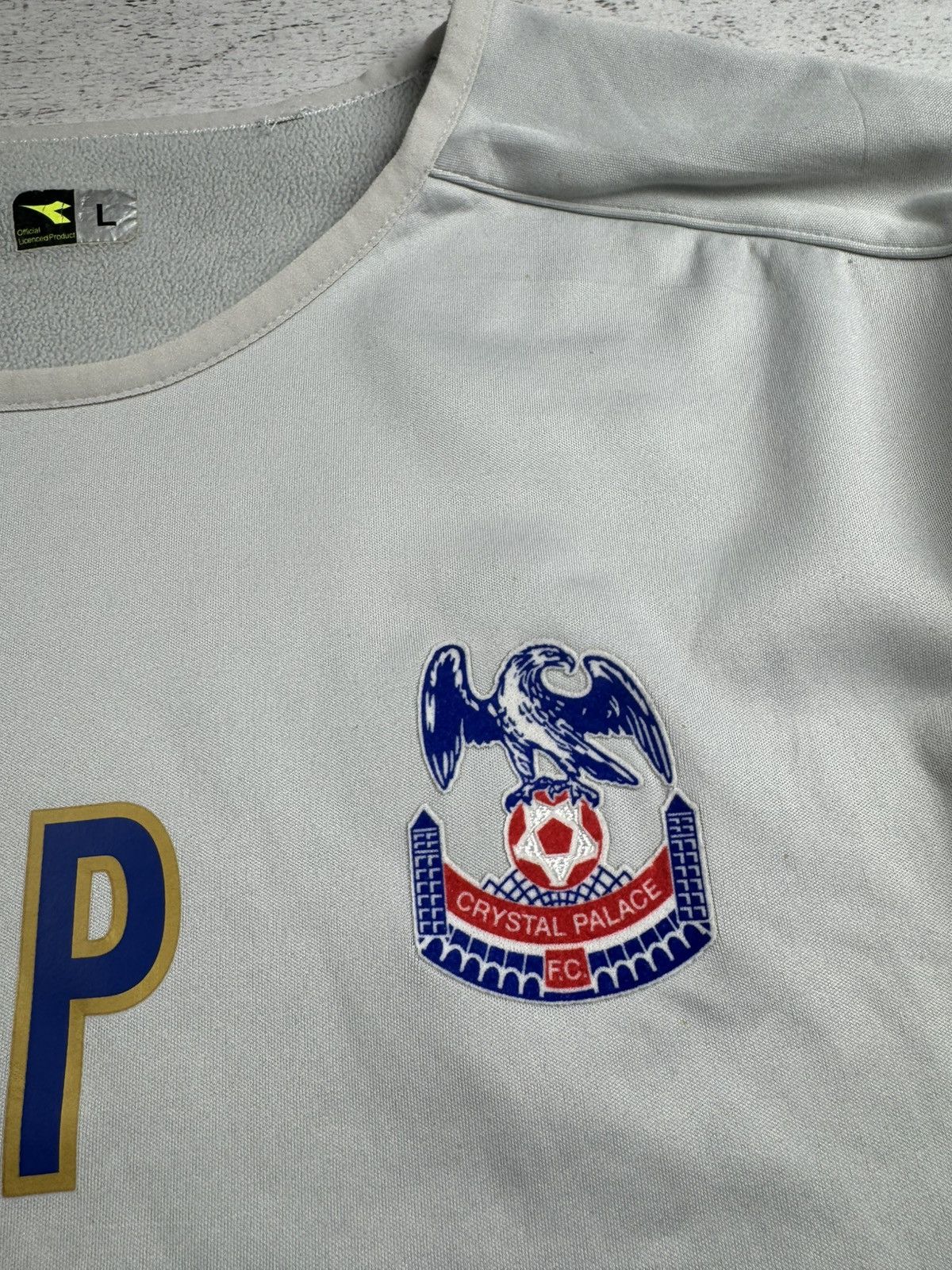 Diadora Crystal Palace Player Issue LongSleeve Diadora Soccer Football Jersey Sweatshirt Size US L / EU 52-54 / 3 - 8 Thumbnail