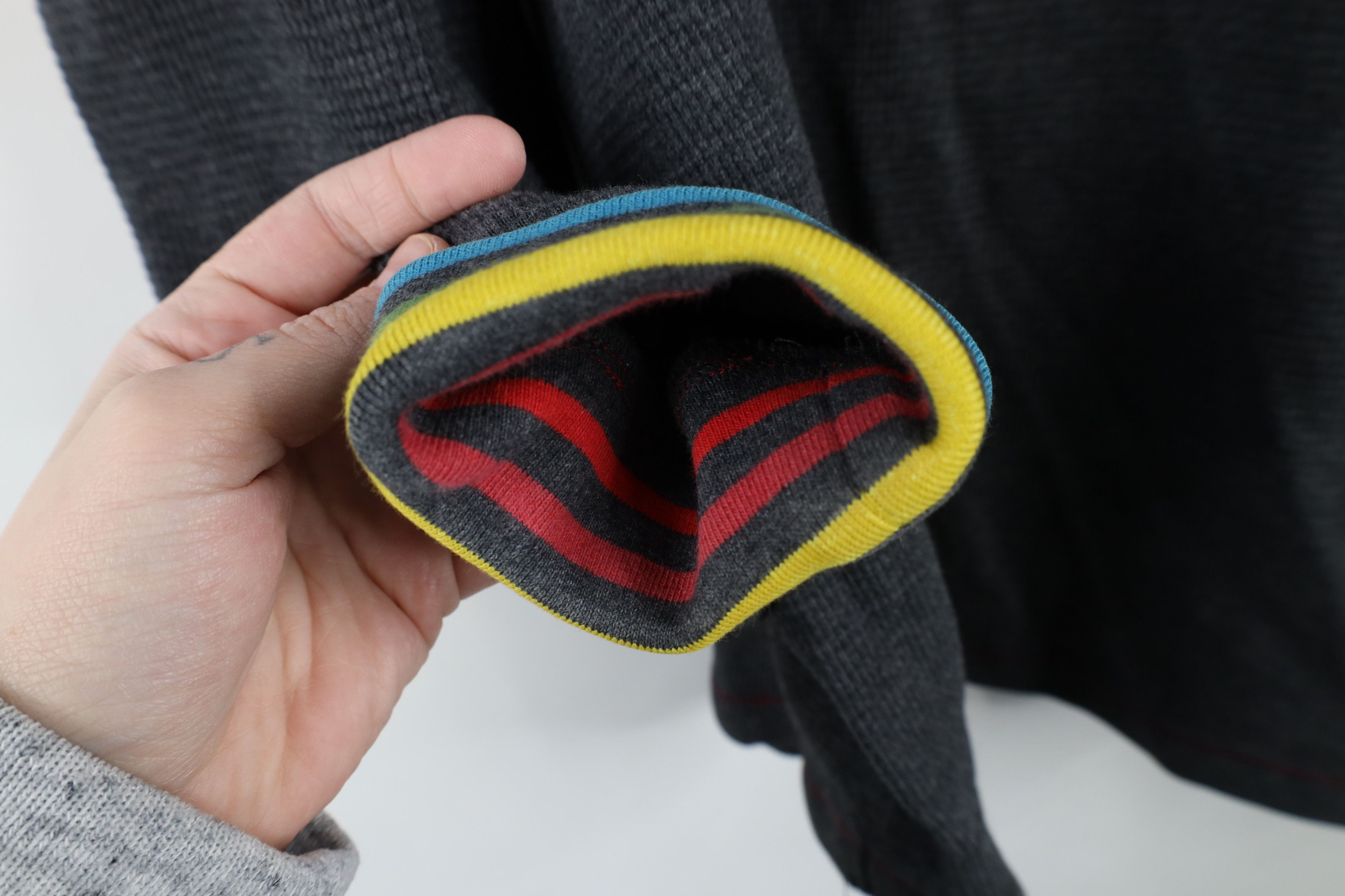 Robert Graham × Vintage Robert Graham Thermal Waffle Knit Half Zip Pullover Sweater Size US L / EU 52-54 / 3 - 8 Thumbnail