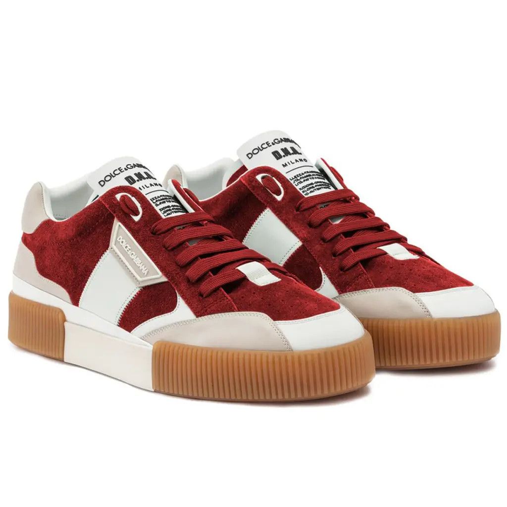 Dolce & Gabbana o1y0125 Logo Low-Top Sneakers in Multicolor Size US 6.5 / EU 39-40 - 2 Thumbnail