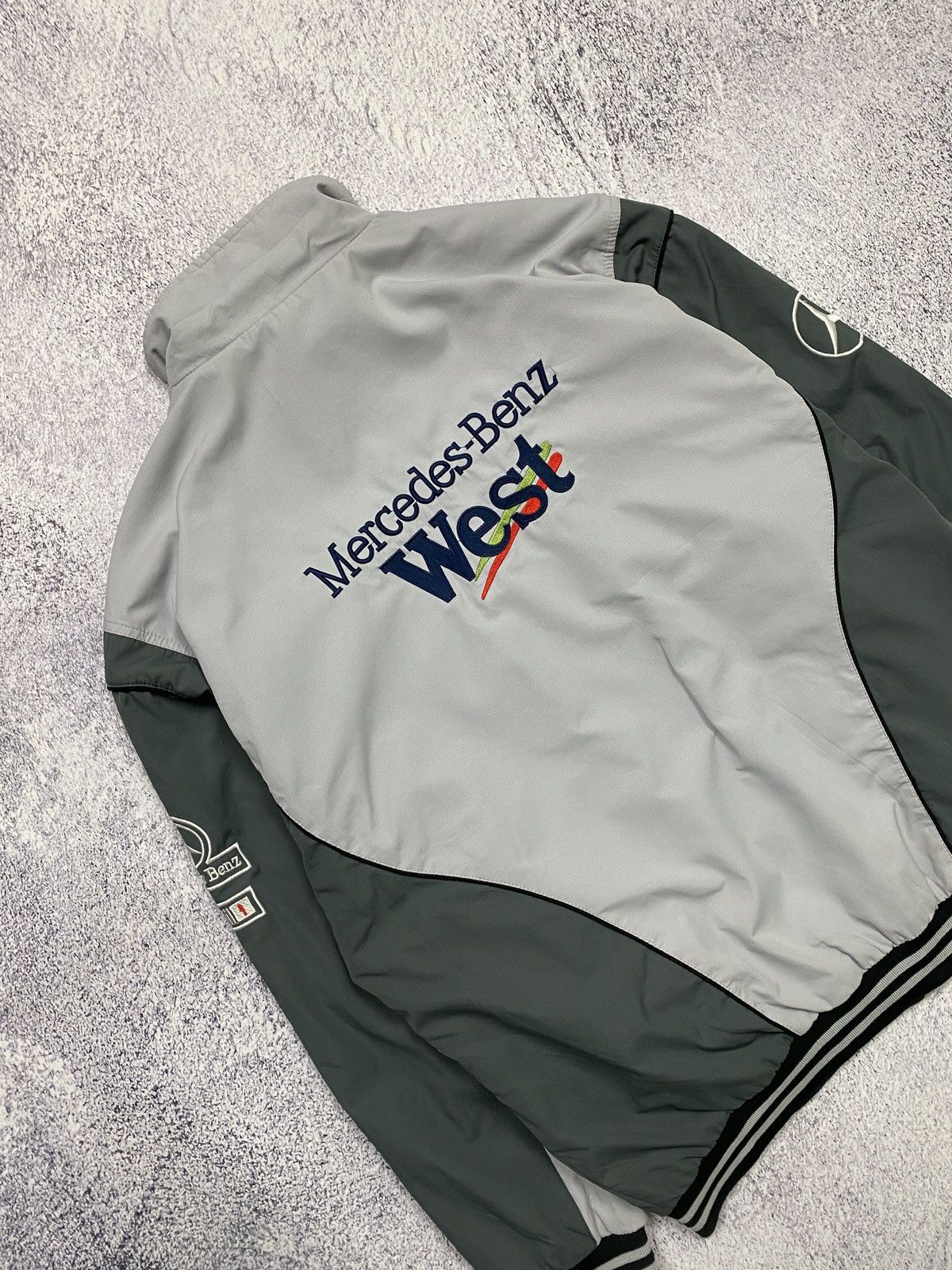 Formula 1 Adidas Mercedes-Benz McLaren F1 Racing Reversible Jacket 90s Size US XL / EU 56 / 4 - 6 Thumbnail