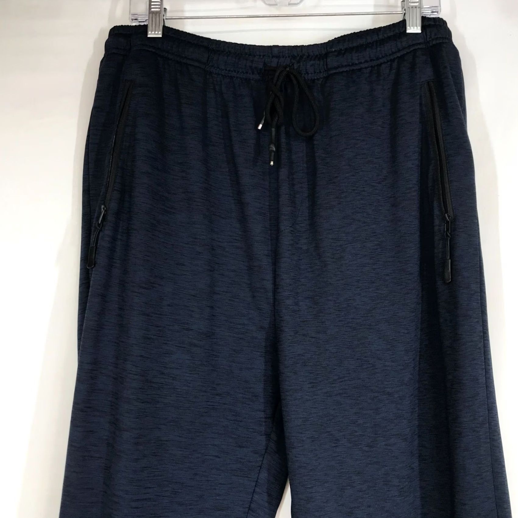 Vintage PUBLIC RECORD Men's XL Polyester Jogger Sweatpants Navy Drawstring Waist Pants Size US 36 / EU 52 - 2 Thumbnail